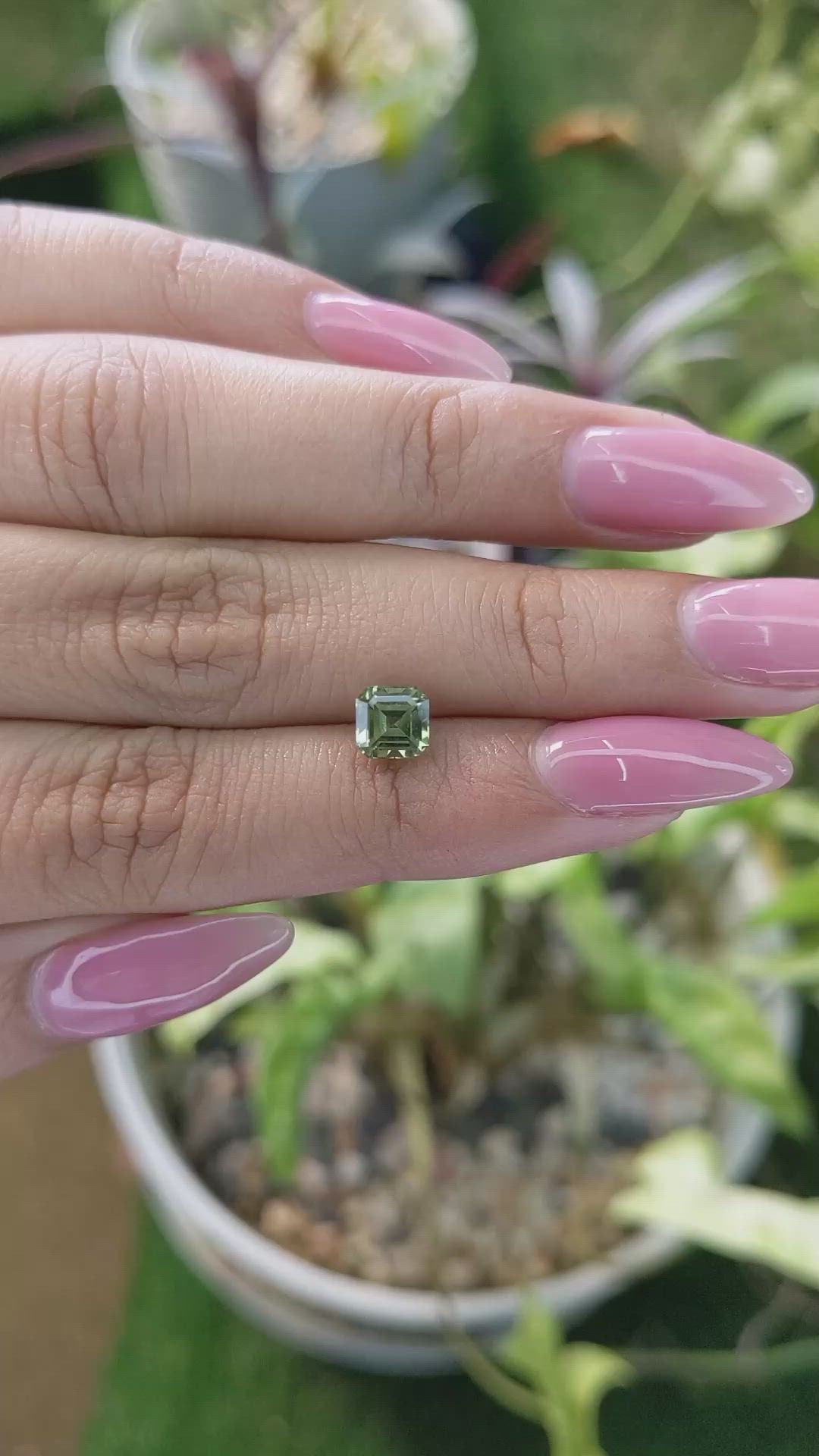 1.04 Ct. Tourmaline from Ceylon (Sri Lanka) Size Video