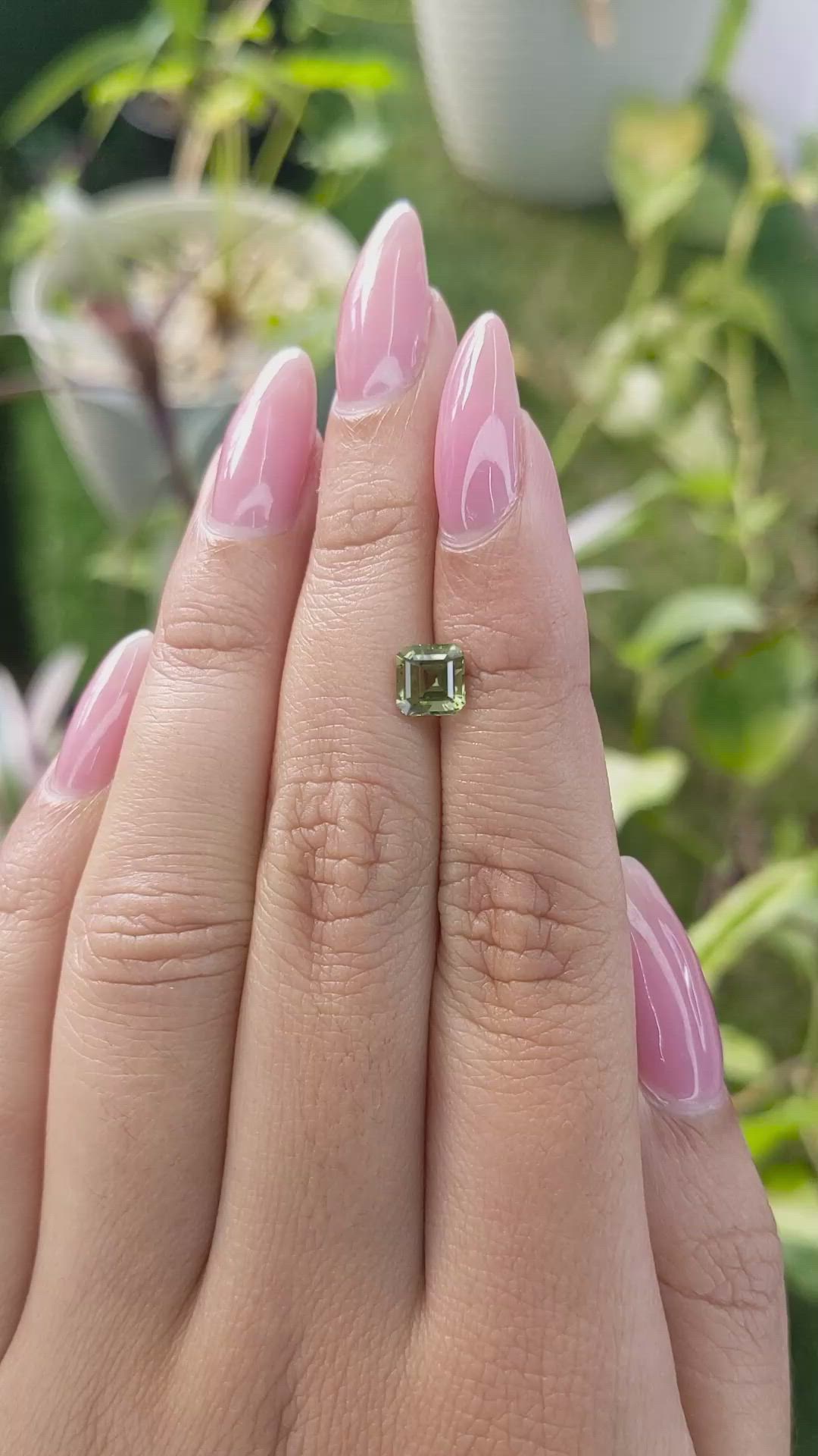 0.98 Ct. Tourmaline from Ceylon (Sri Lanka) Size Video