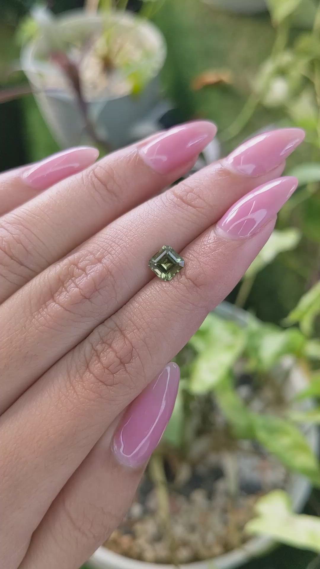 0.98 Ct. Tourmaline from Ceylon (Sri Lanka) Size Video