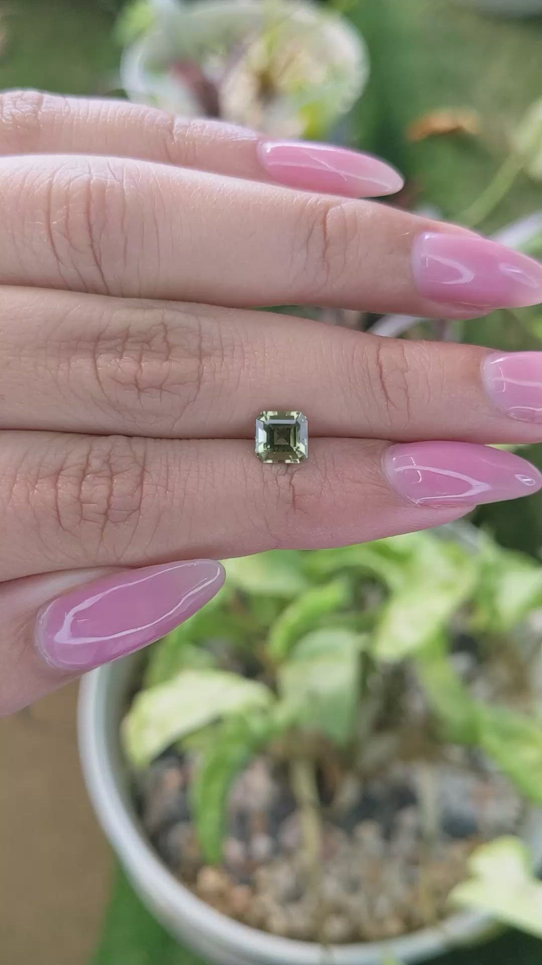 0.98 Ct. Tourmaline from Ceylon (Sri Lanka) Size Video