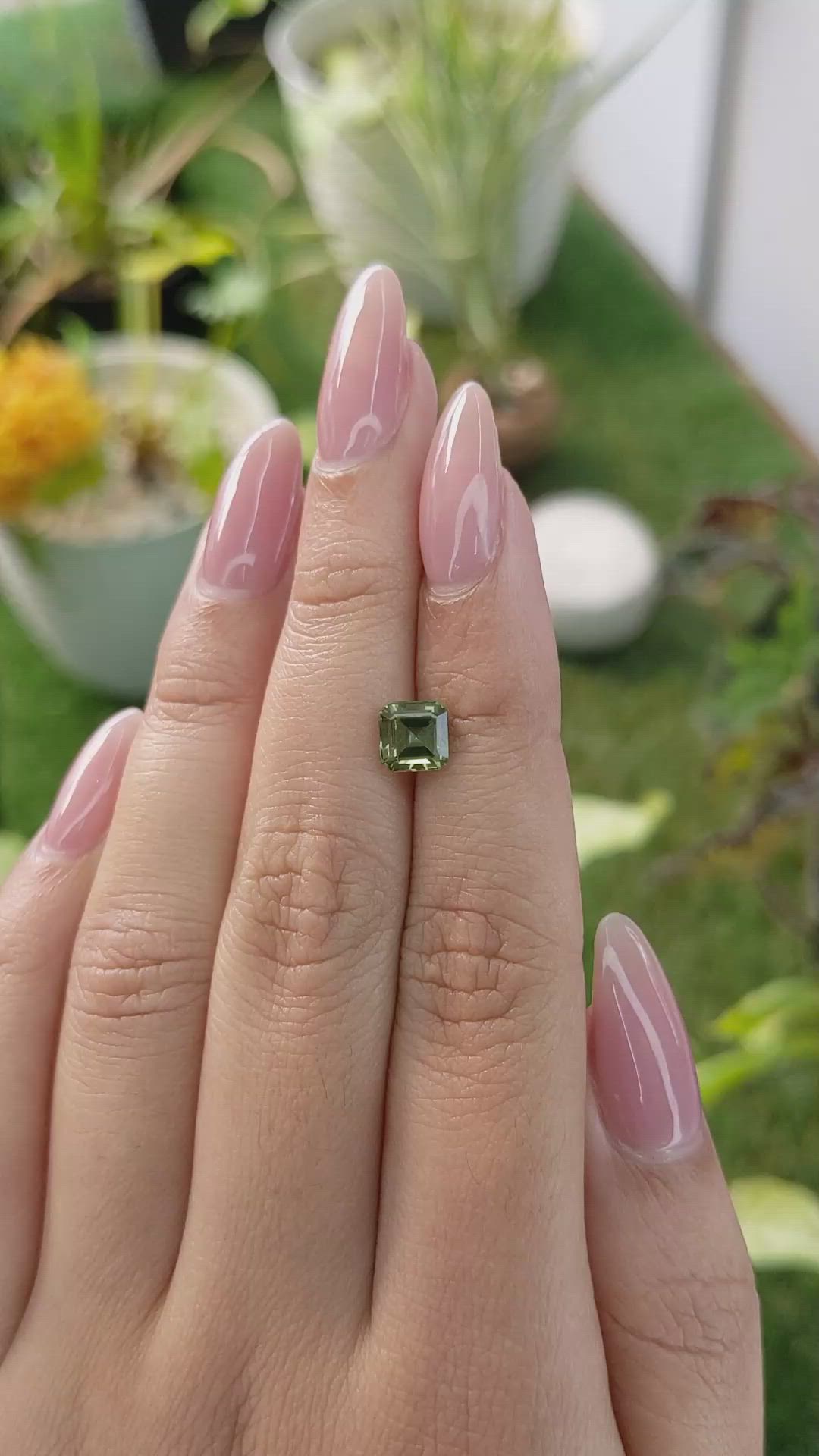 1.21 Ct. Tourmaline from Ceylon (Sri Lanka) Size Video