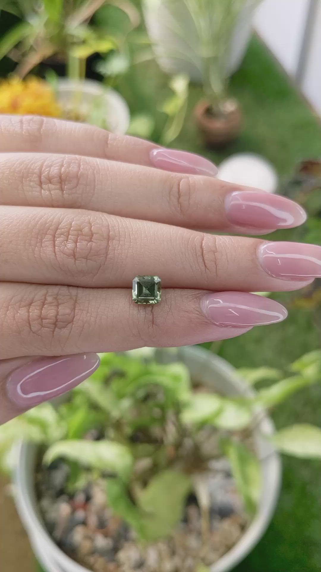 1.21 Ct. Tourmaline from Ceylon (Sri Lanka) Size Video