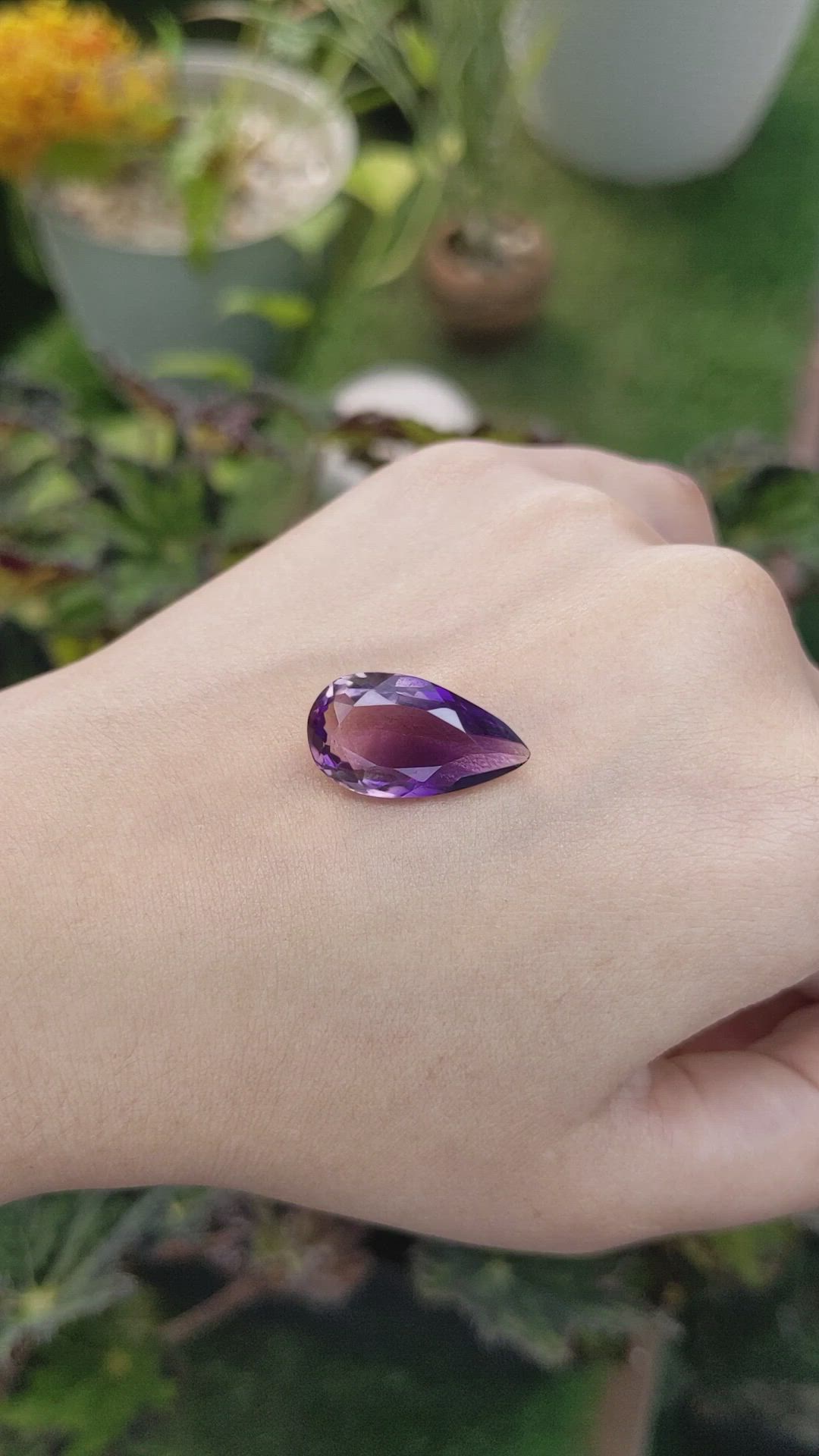 9.34 Ct. Ametrine from Madagascar Size Video