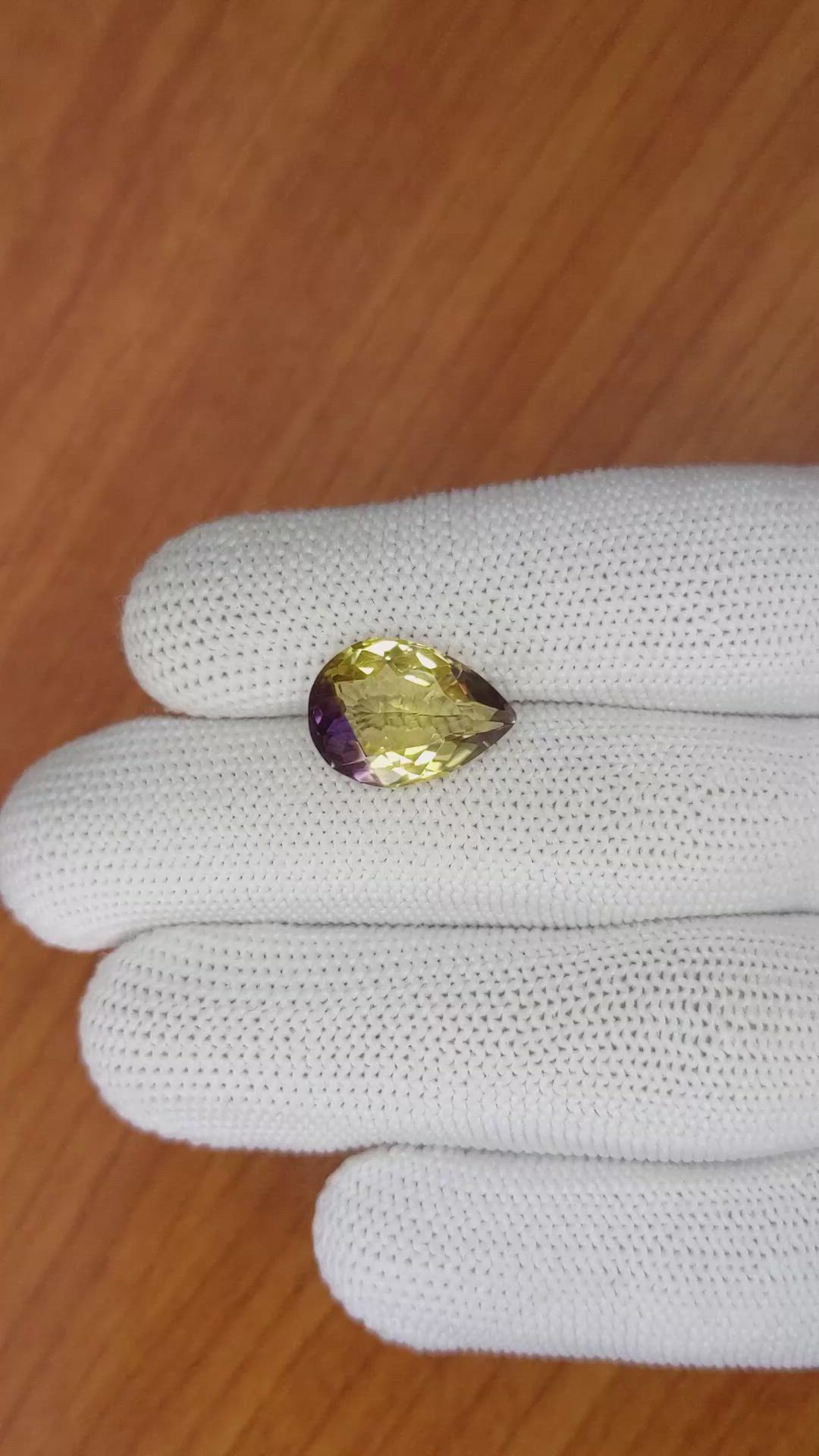 5.89 Ct. Ametrine from Madagascar Size Video