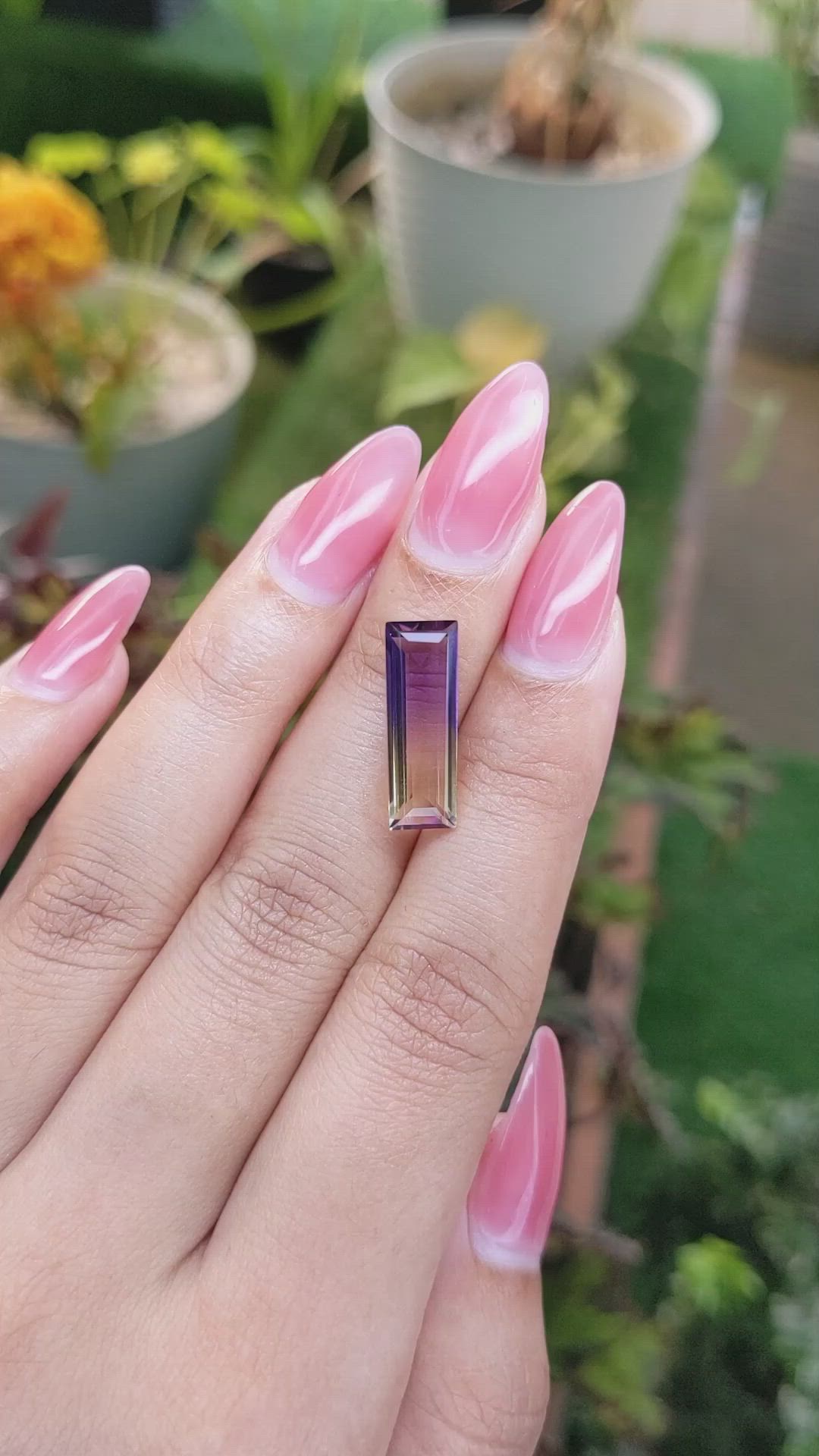 3.90 Ct. Ametrine from Madagascar Size Video