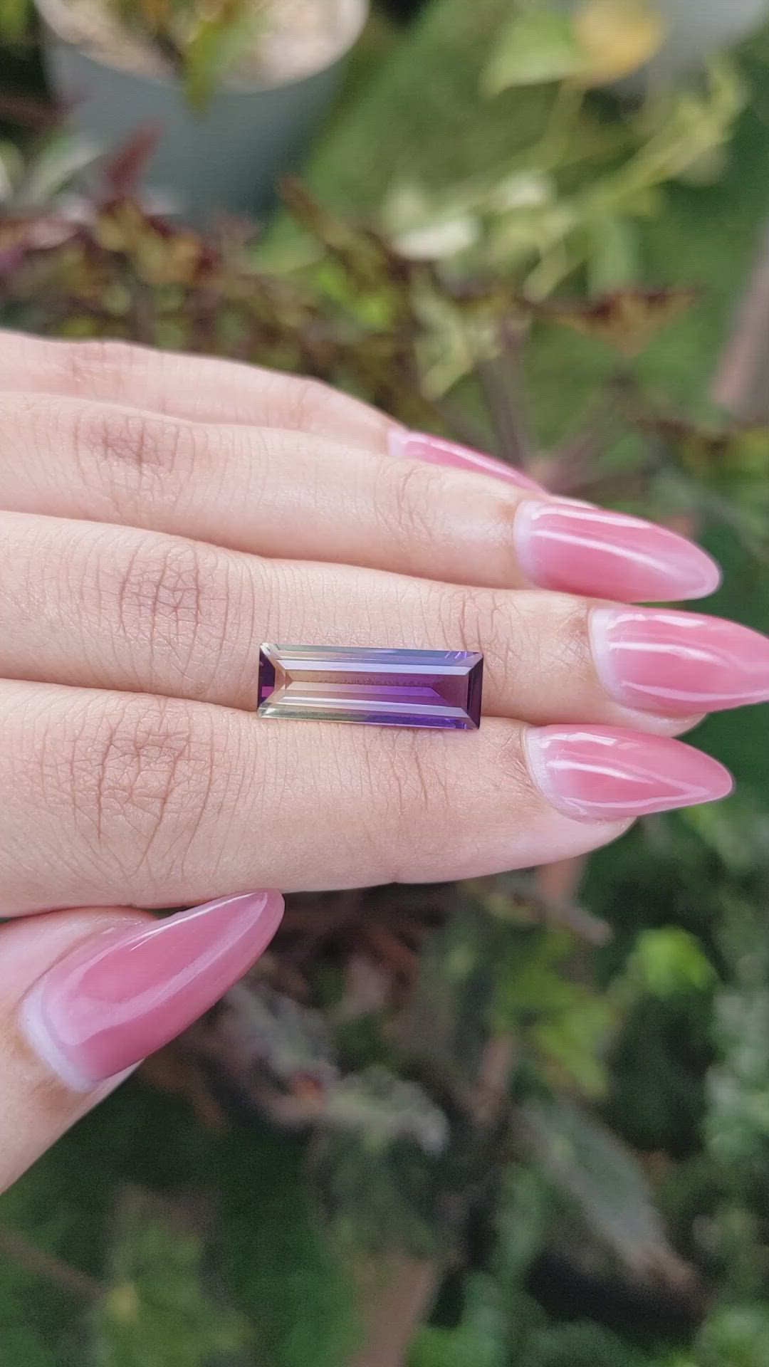 3.90 Ct. Ametrine from Madagascar Size Video