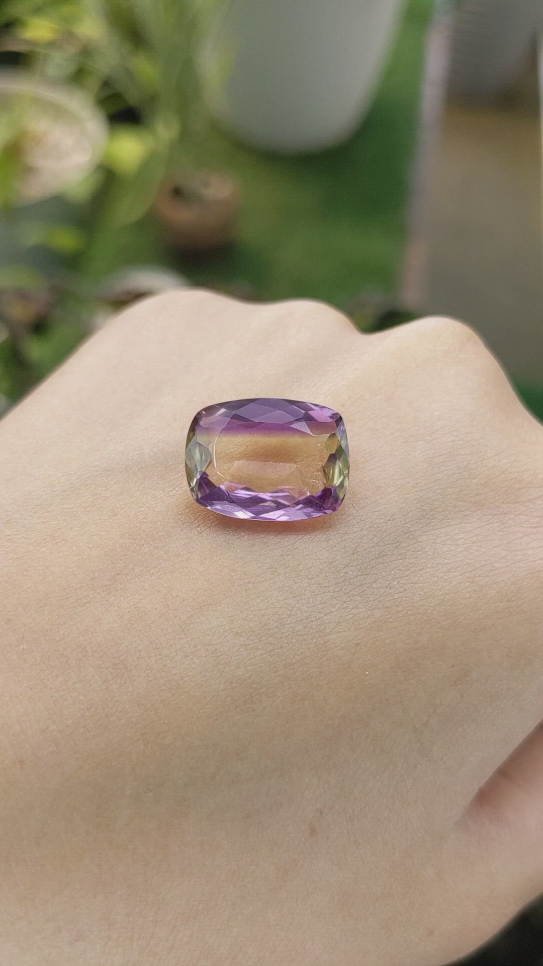 9.04 Ct. Ametrine from Madagascar Size Video