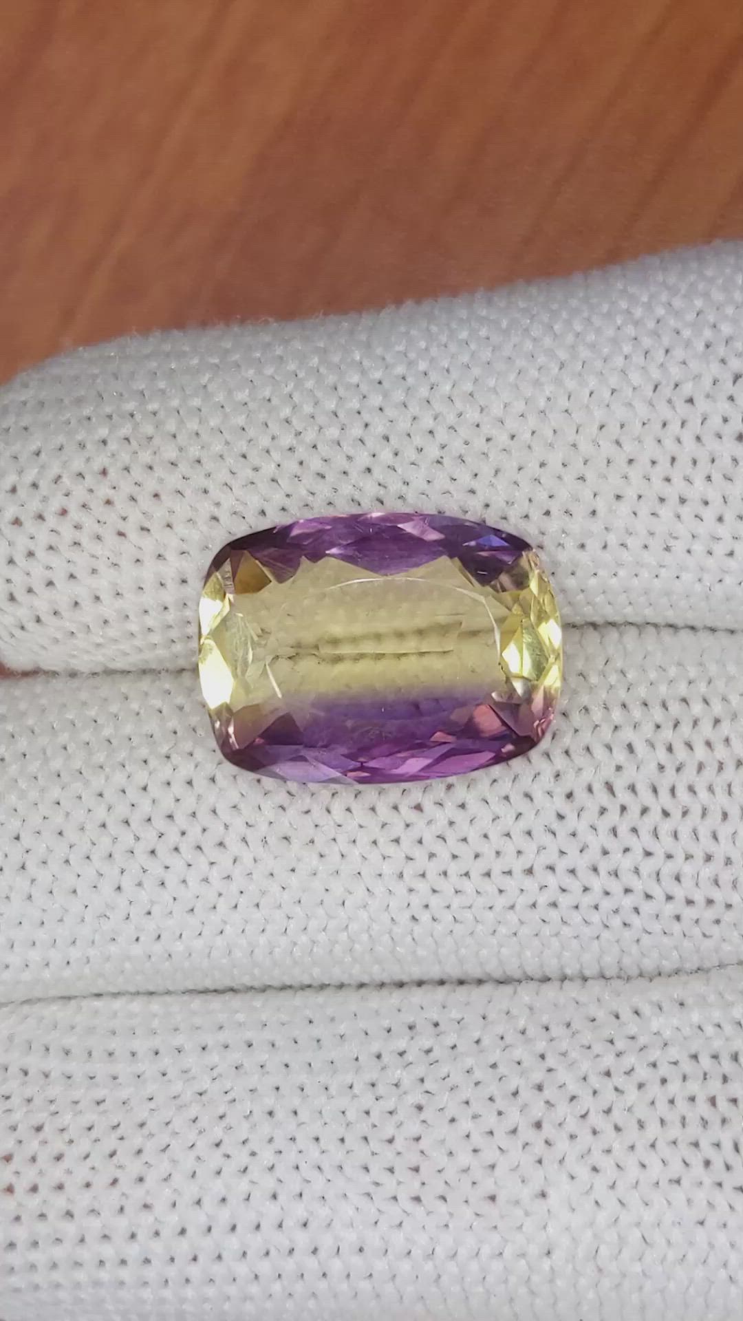 9.04 Ct. Ametrine from Madagascar Size Video