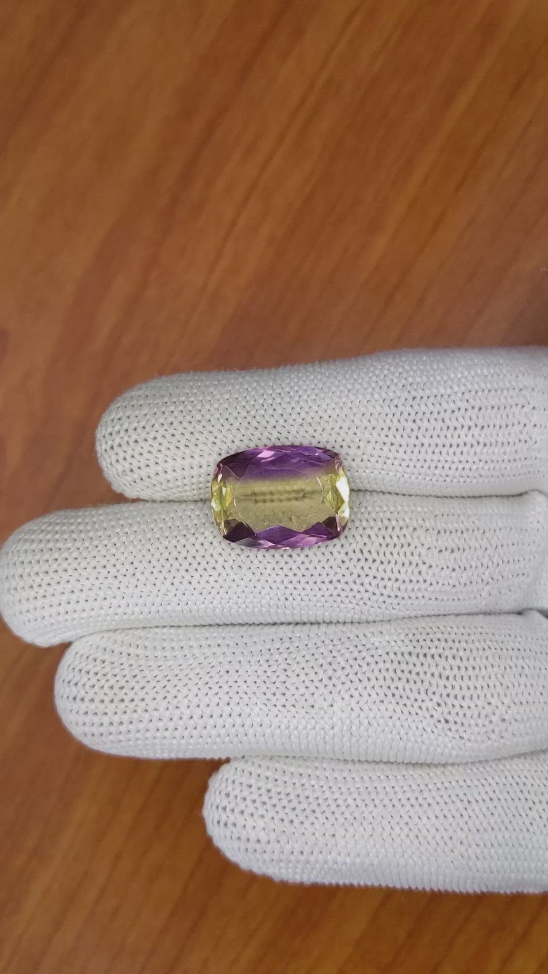 9.04 Ct. Ametrine from Madagascar Size Video