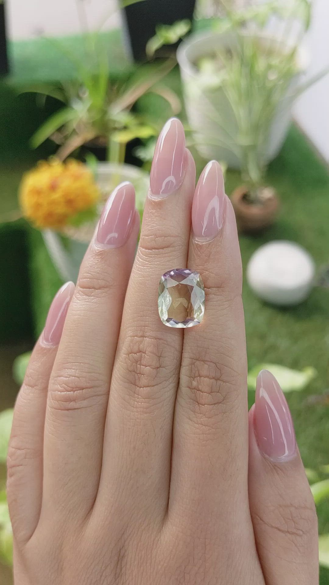 4.98 Ct. Ametrine from Madagascar Size Video