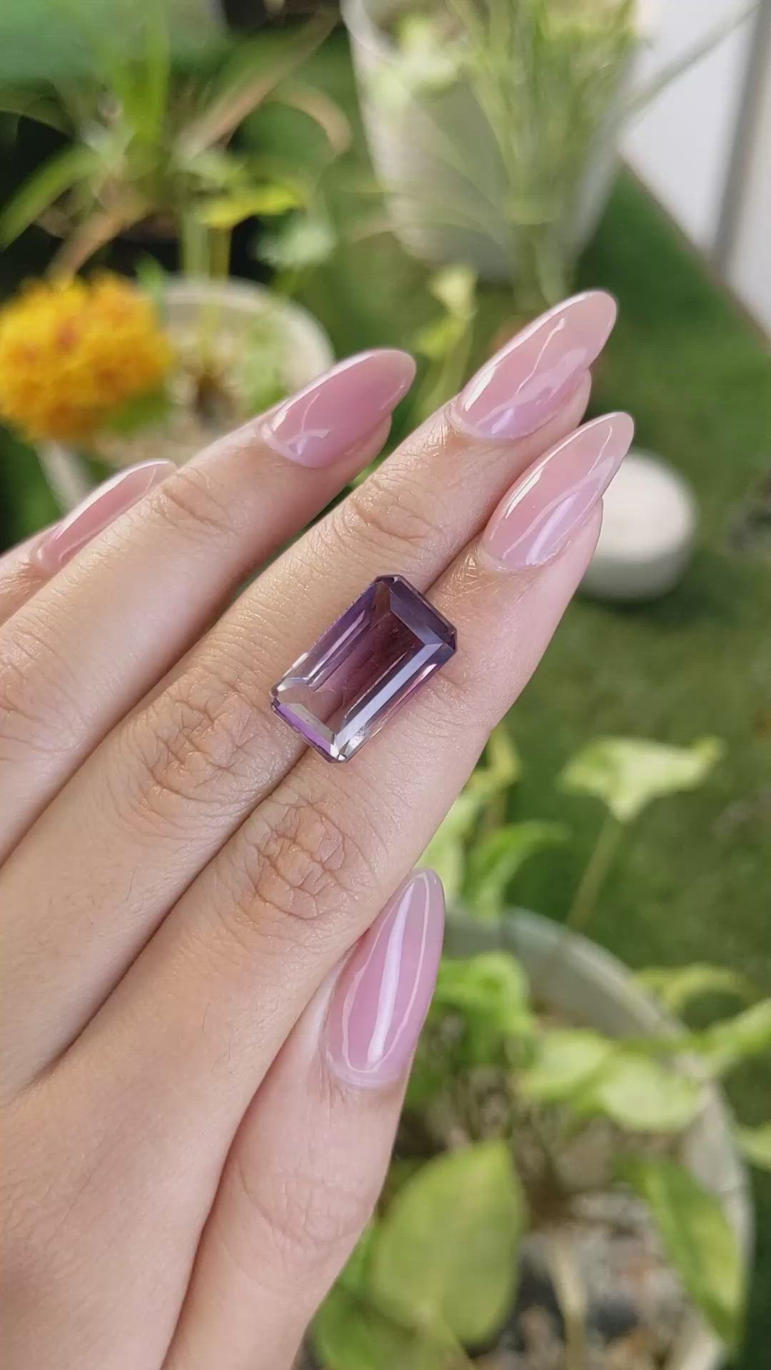 9.20 Ct. Ametrine from Madagascar Size Video