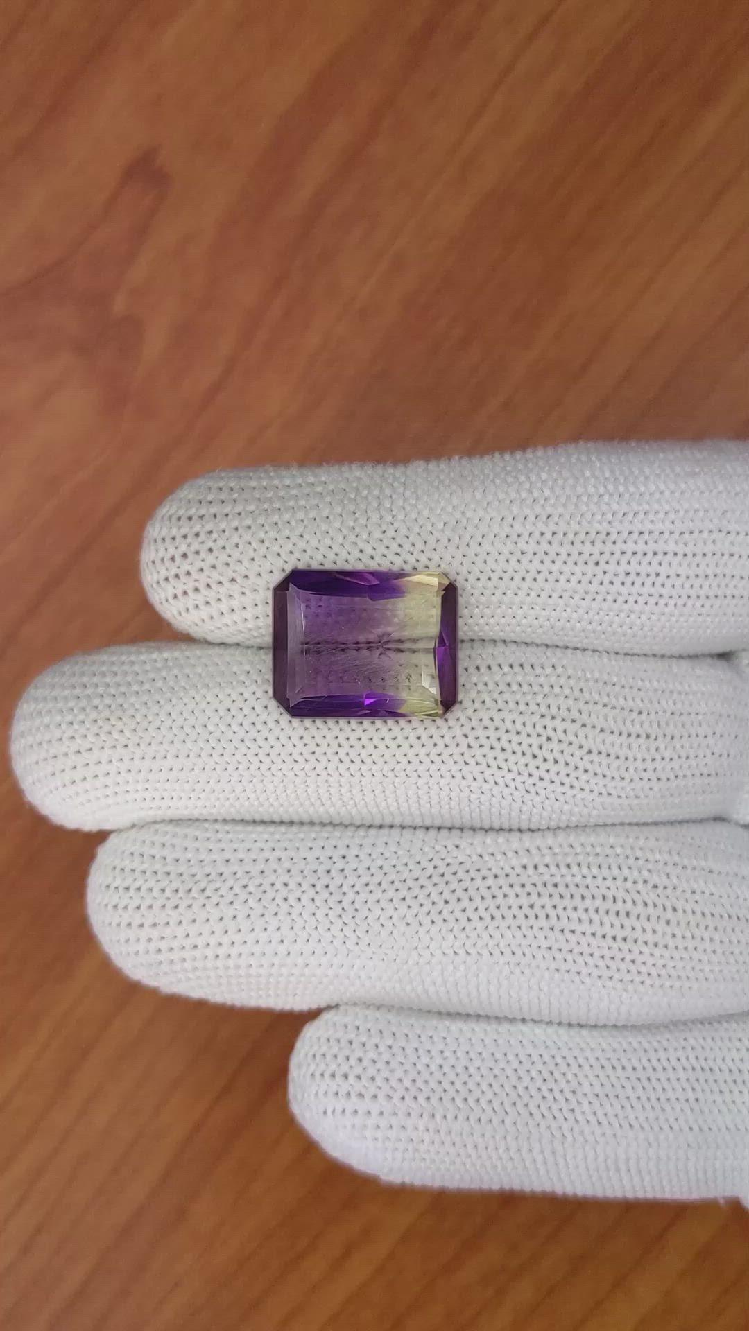 8.49 Ct. Ametrine from Madagascar Size Video