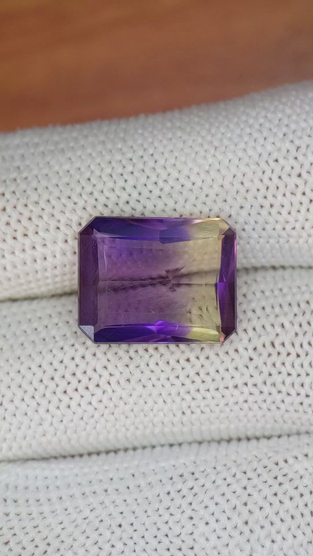 8.49 Ct. Ametrine from Madagascar Size Video