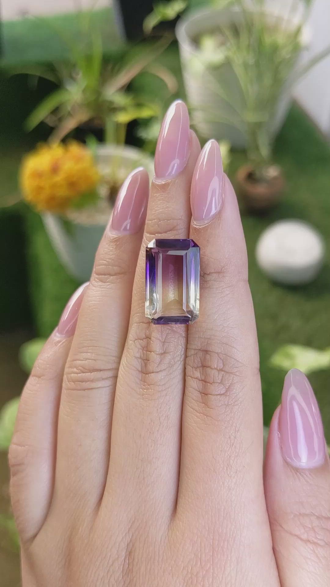 12.02 Ct. Ametrine from Madagascar Size Video