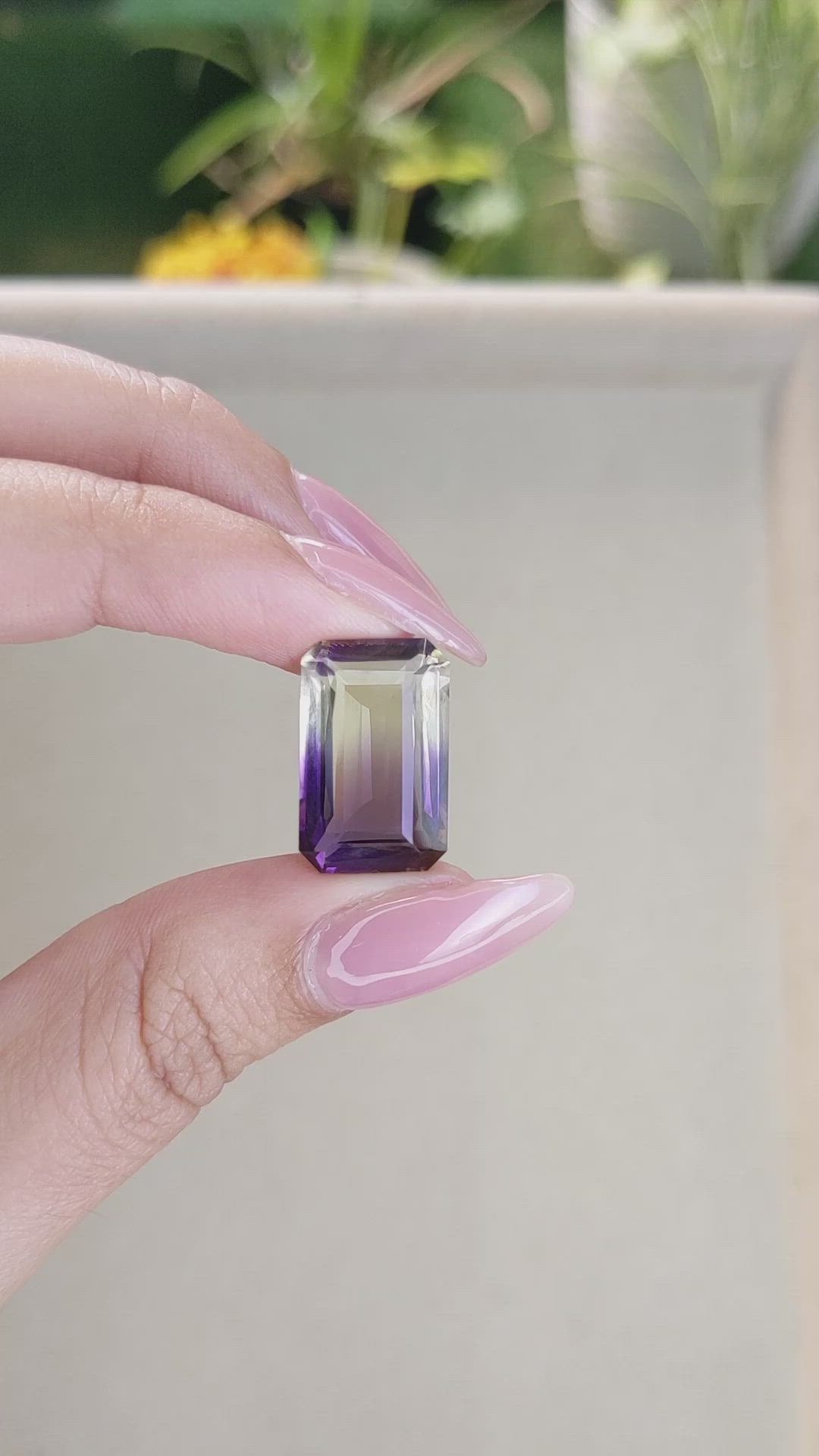 12.02 Ct. Ametrine from Madagascar Size Video