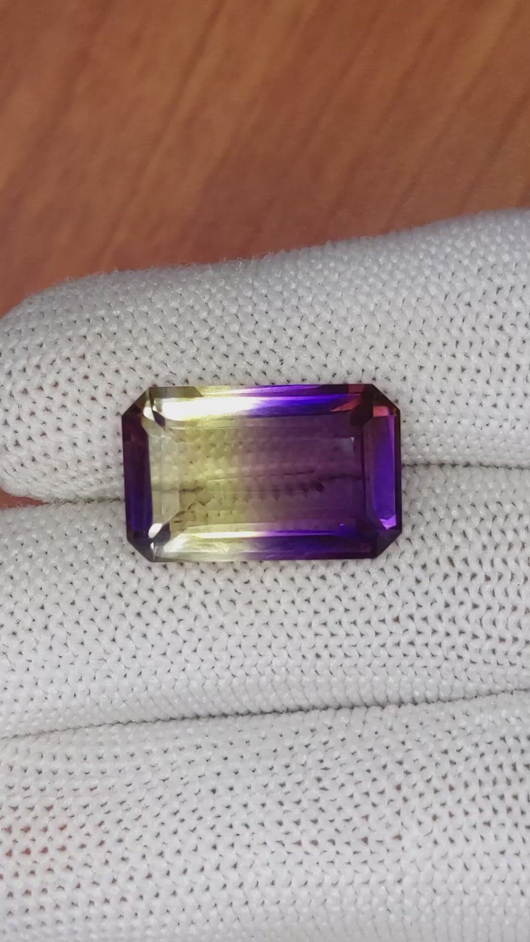 12.02 Ct. Ametrine from Madagascar Size Video