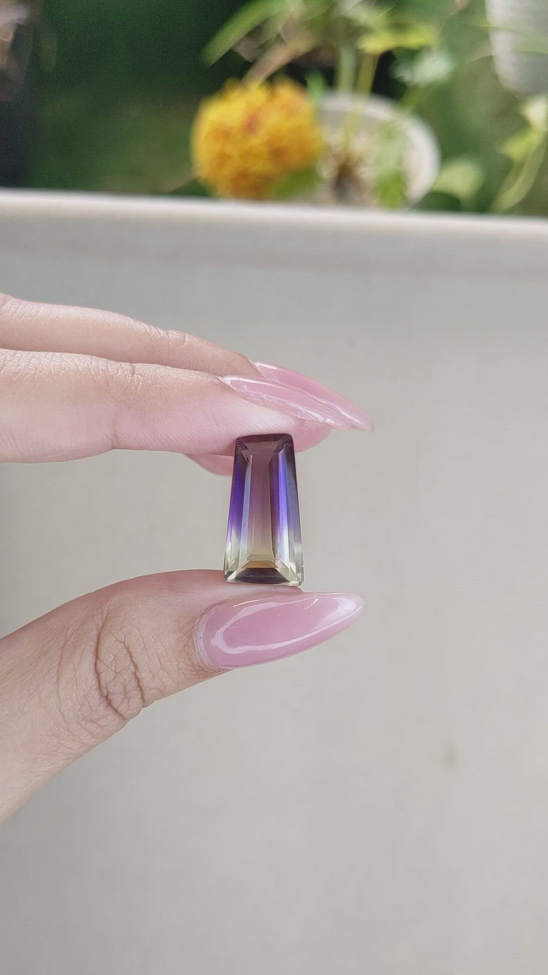 10.05 Ct. Ametrine from Madagascar Size Video