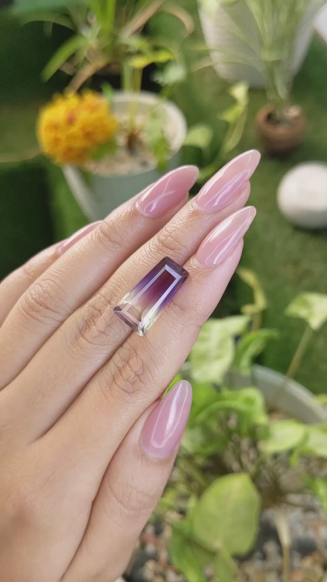 10.05 Ct. Ametrine from Madagascar Size Video