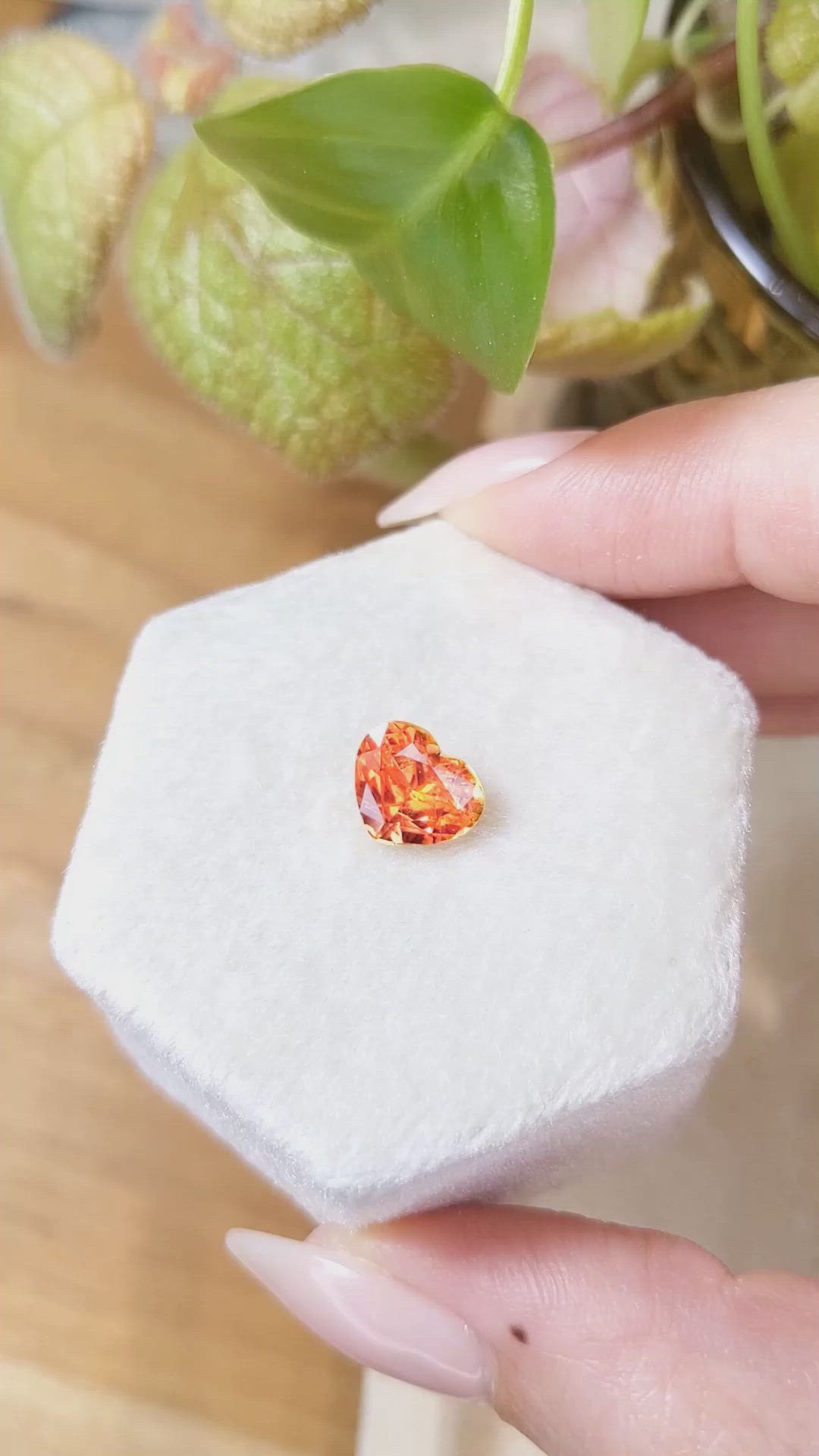2.38 Ct. Spessartite Garnet from Ceylon (Sri Lanka) Size Video