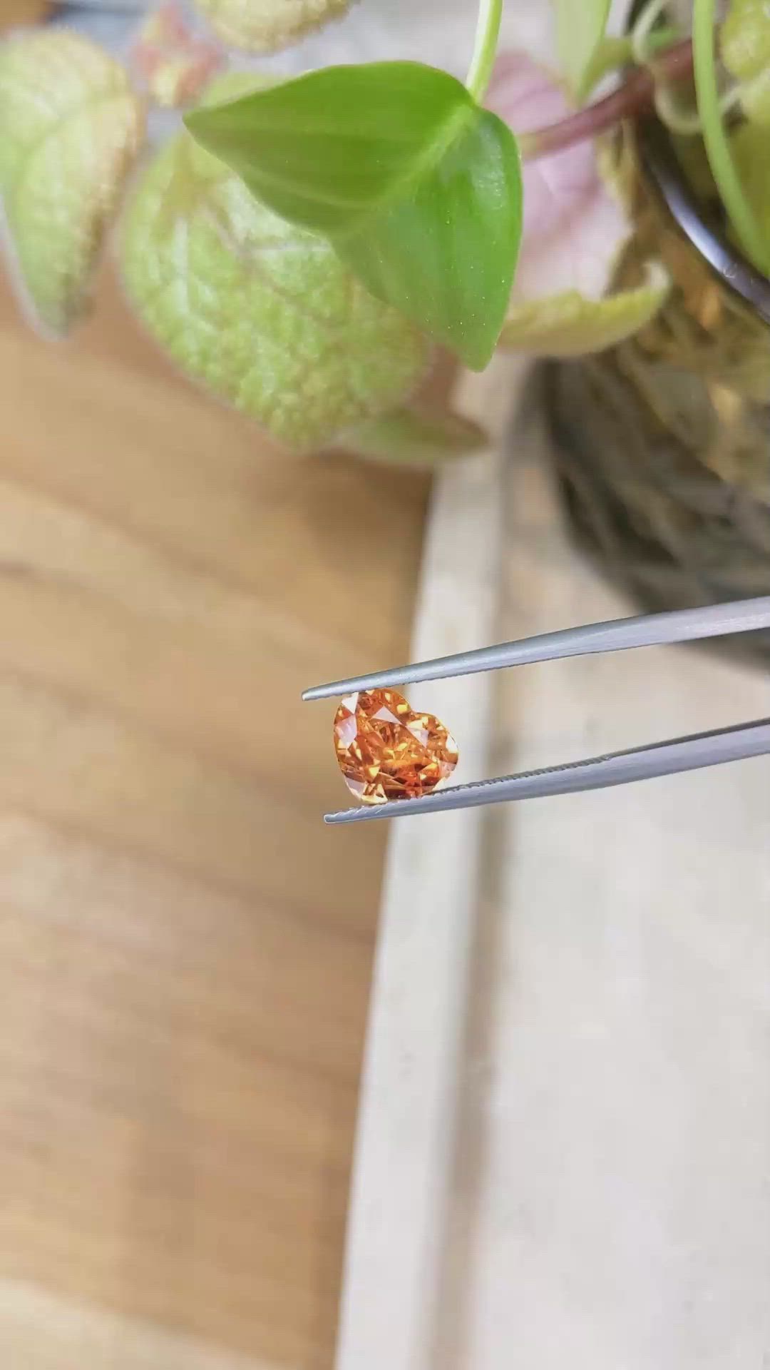 2.38 Ct. Spessartite Garnet from Ceylon (Sri Lanka) Size Video