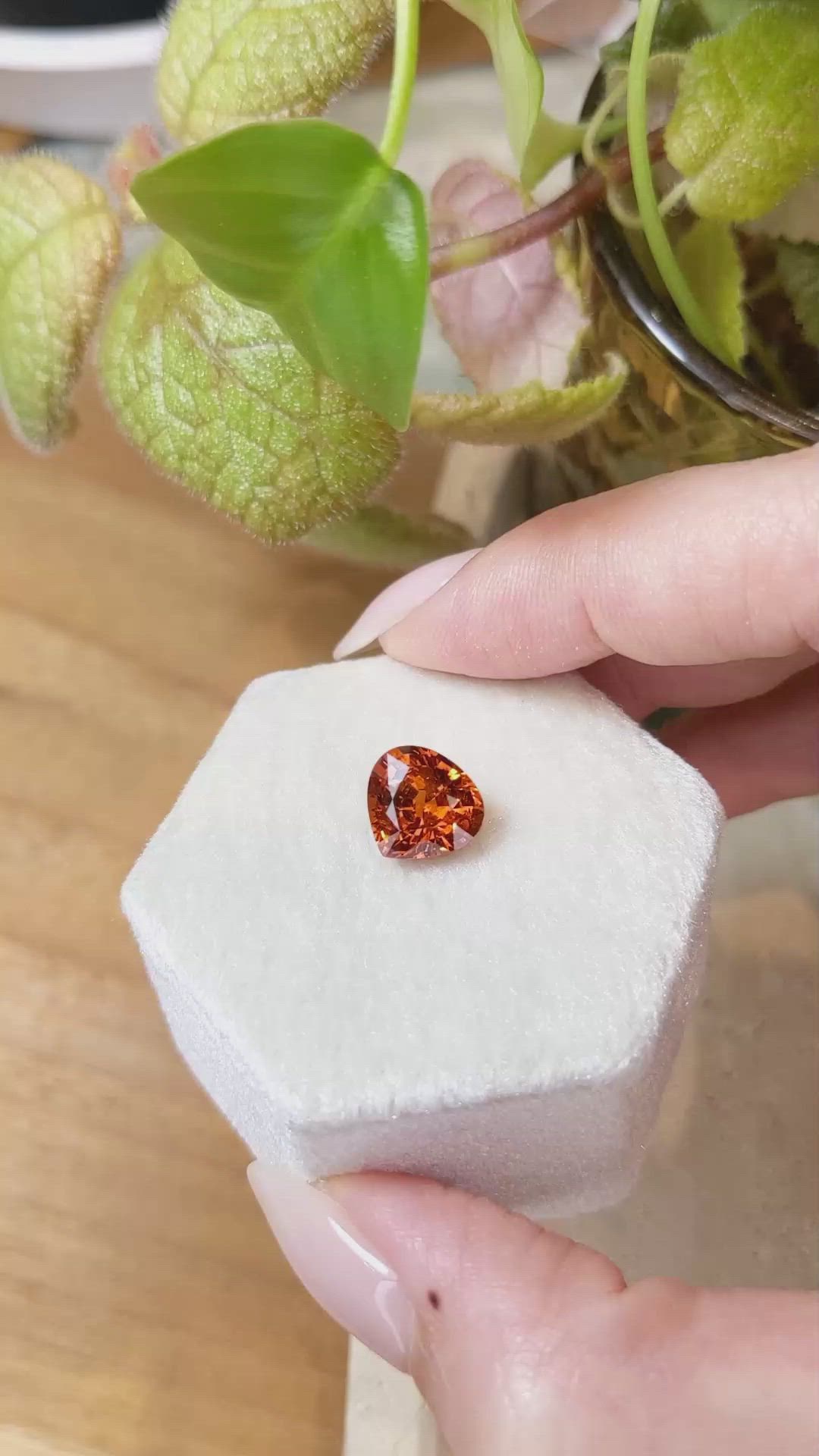 4.13 Ct. Spessartite Garnet from Ceylon (Sri Lanka) Size Video