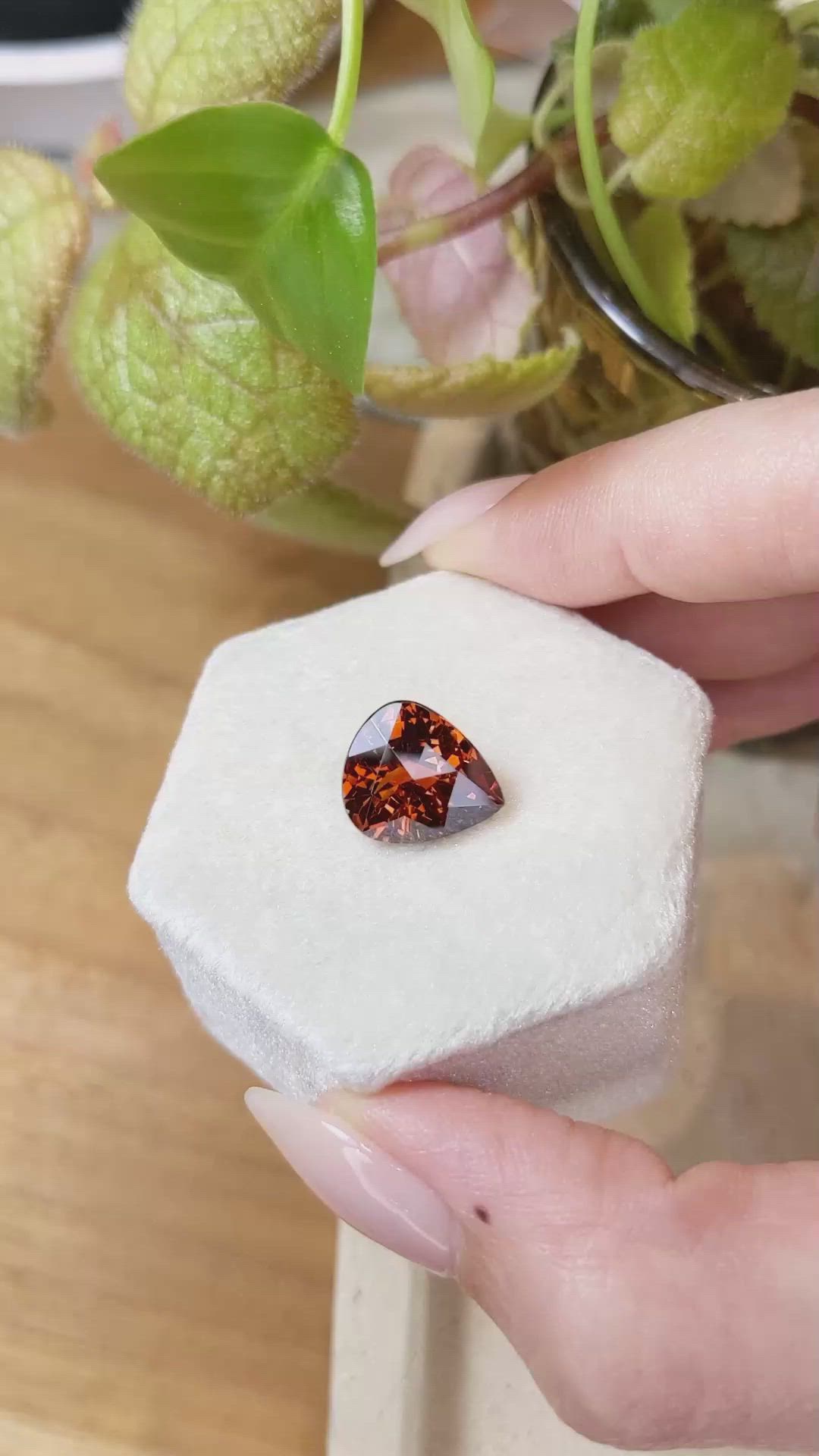 8.18 Ct. Spessartite Garnet from Ceylon (Sri Lanka) Size Video