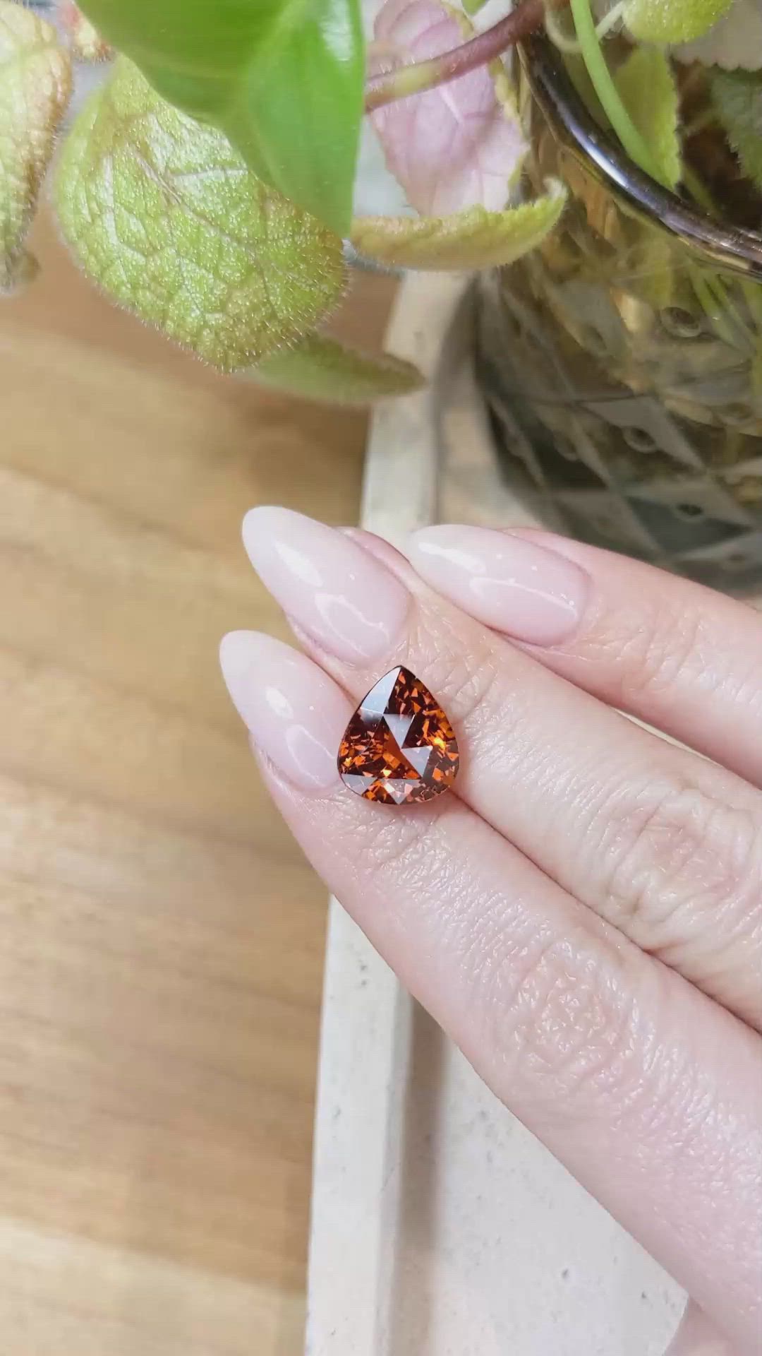8.18 Ct. Spessartite Garnet from Ceylon (Sri Lanka) Size Video