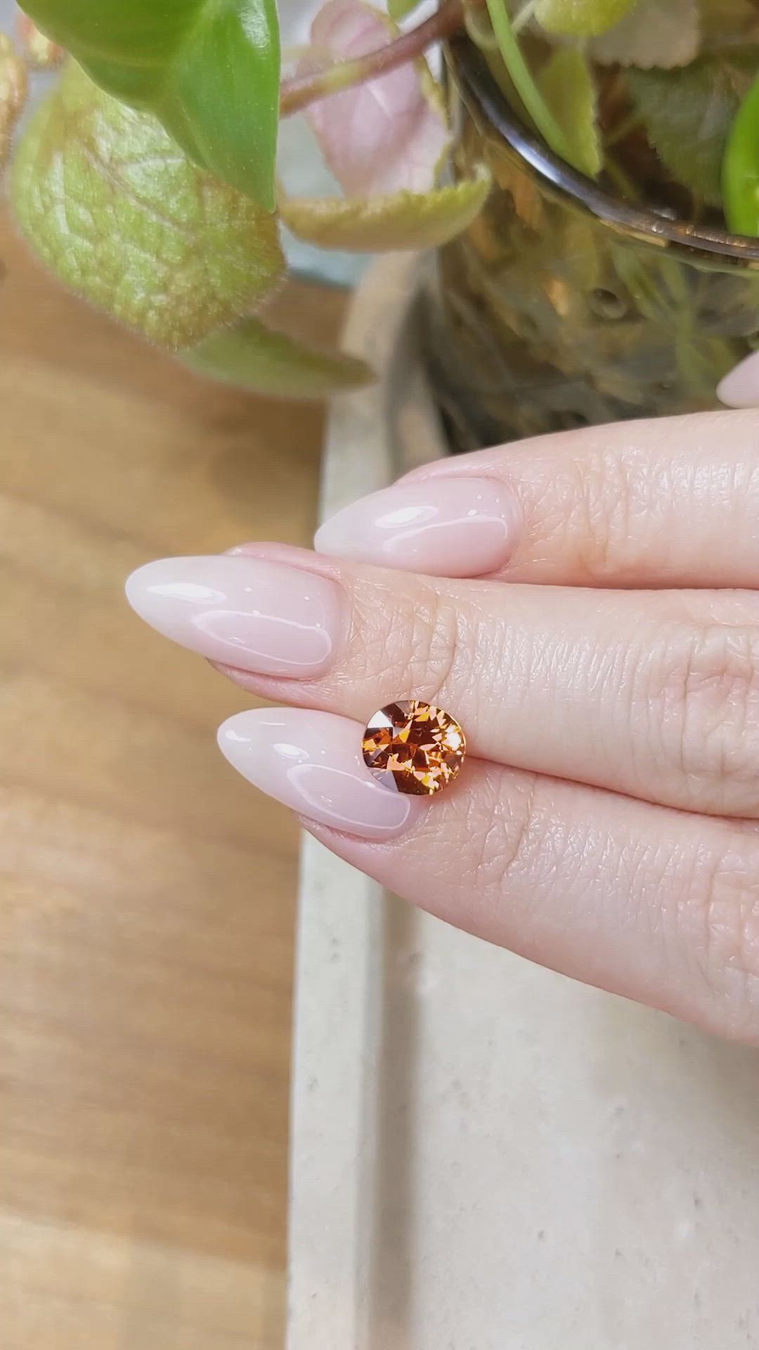 2.86 Ct. Spessartite Garnet from Ceylon (Sri Lanka) Size Video