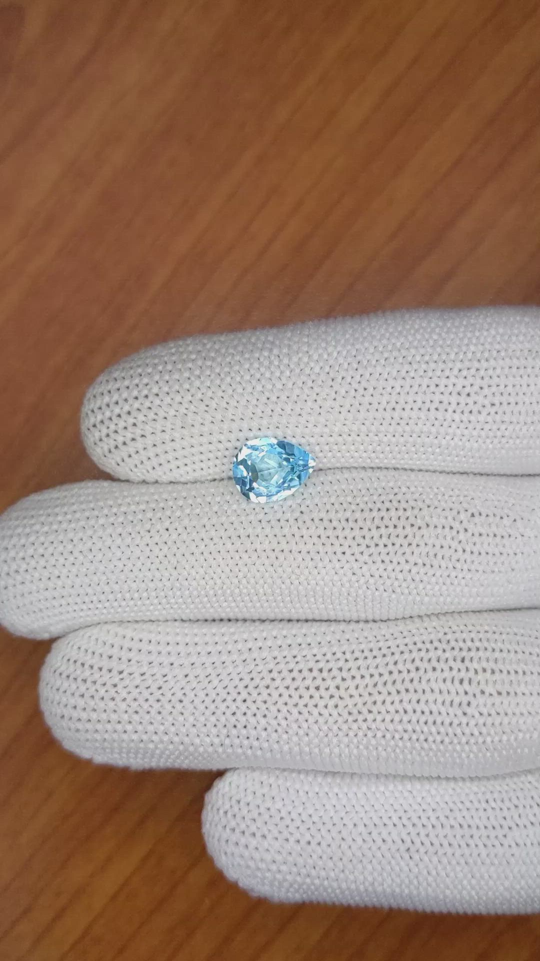 2.12 Ct. Topaz from Brazil Size Video