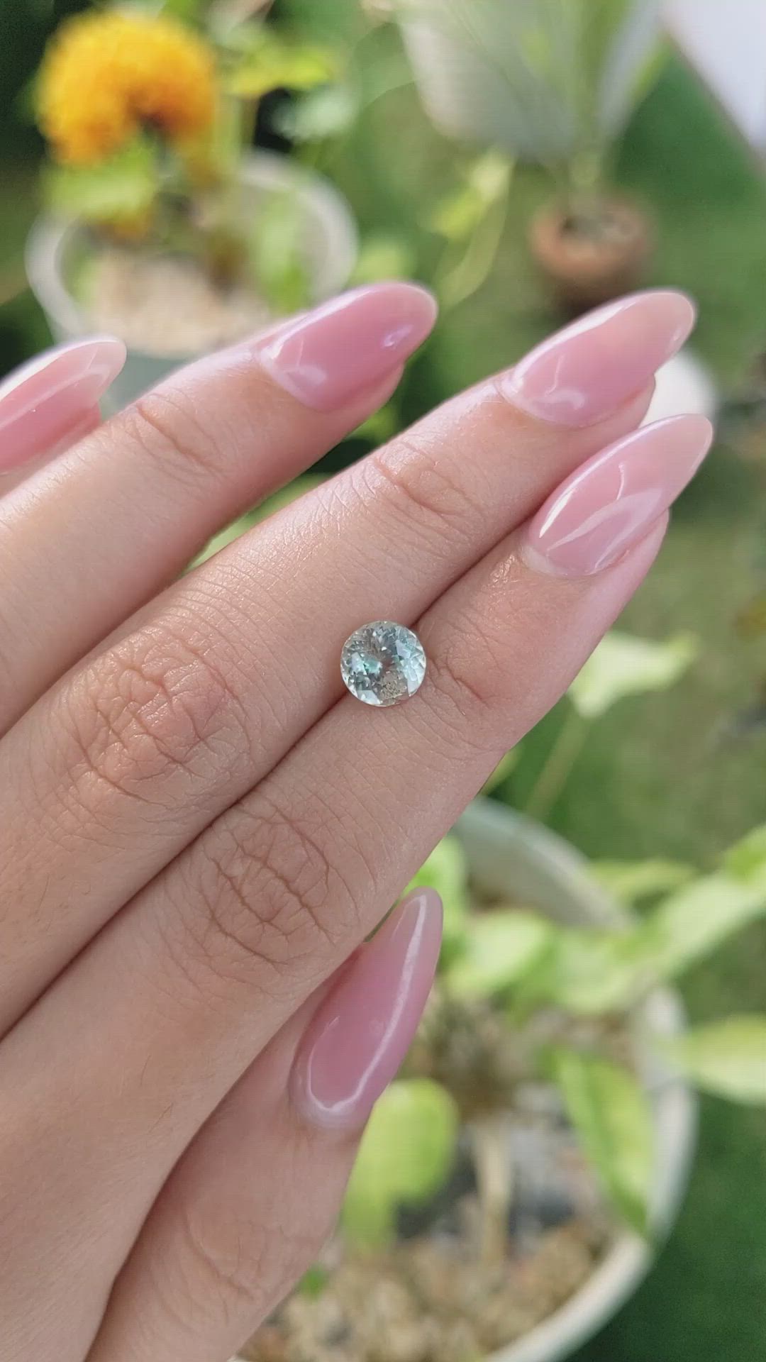 1.48 Ct. Chrysoberyl from Ceylon (Sri Lanka) Size Video