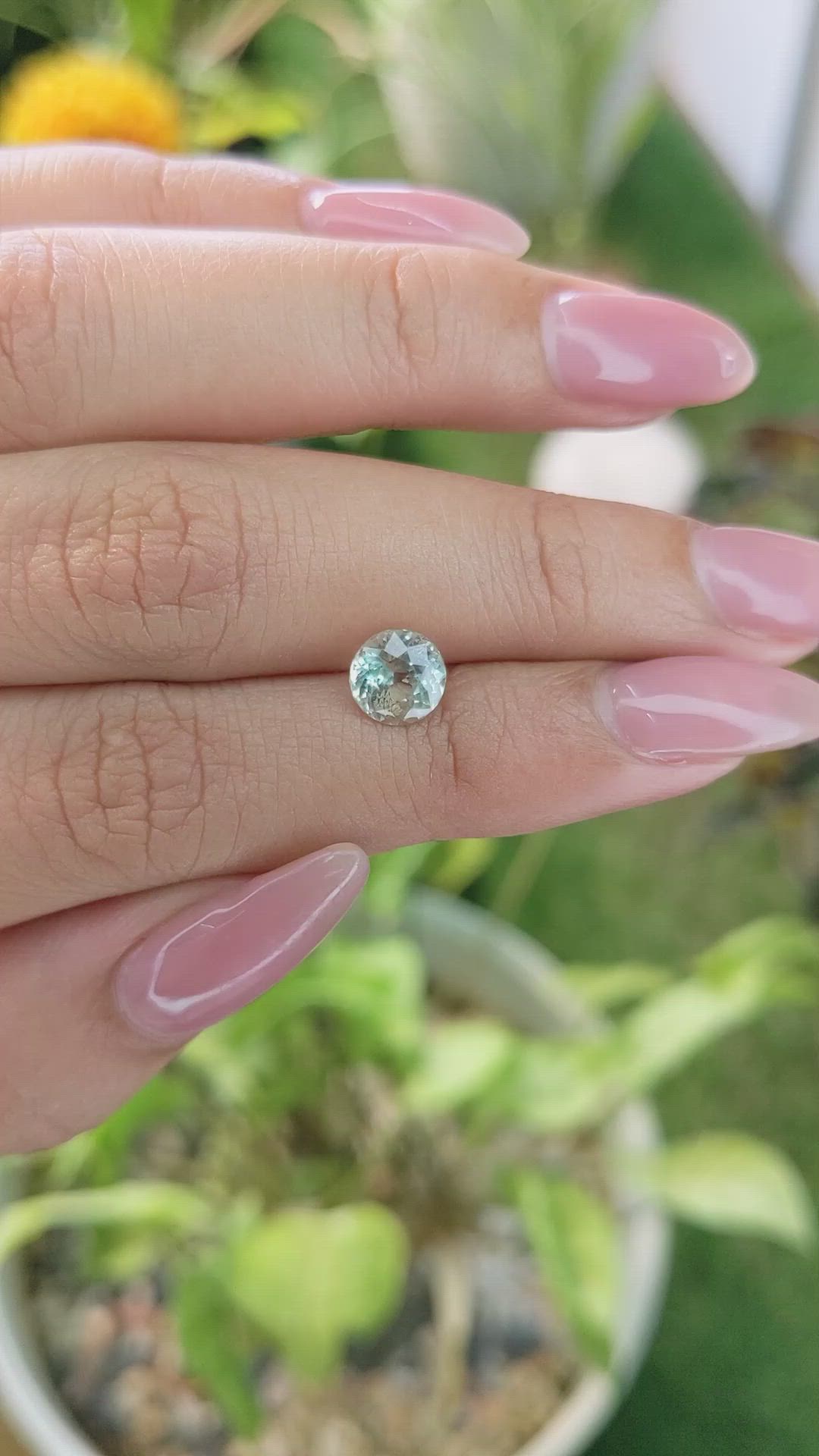 1.48 Ct. Chrysoberyl from Ceylon (Sri Lanka) Size Video