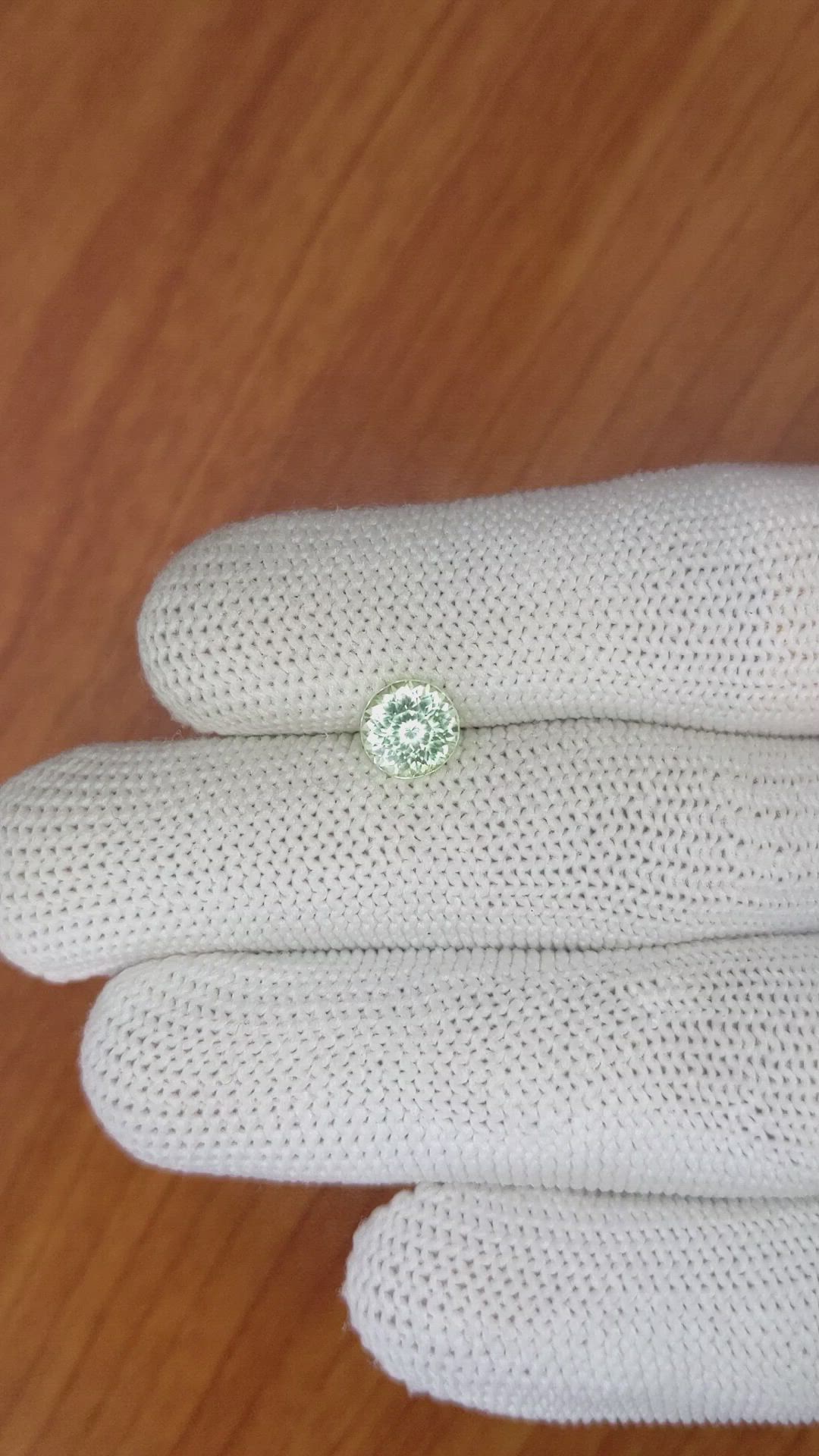 1.48 Ct. Chrysoberyl from Ceylon (Sri Lanka) Size Video