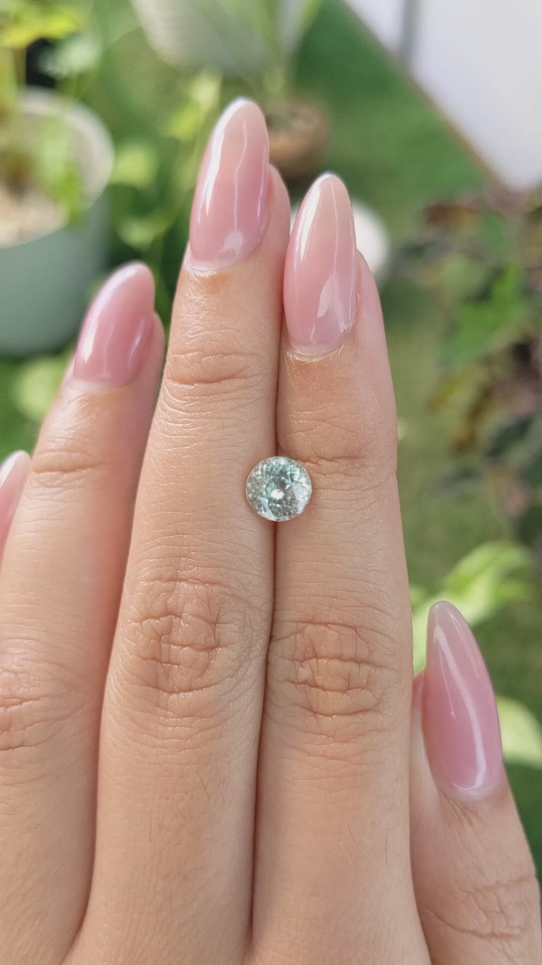 1.48 Ct. Chrysoberyl from Ceylon (Sri Lanka) Size Video