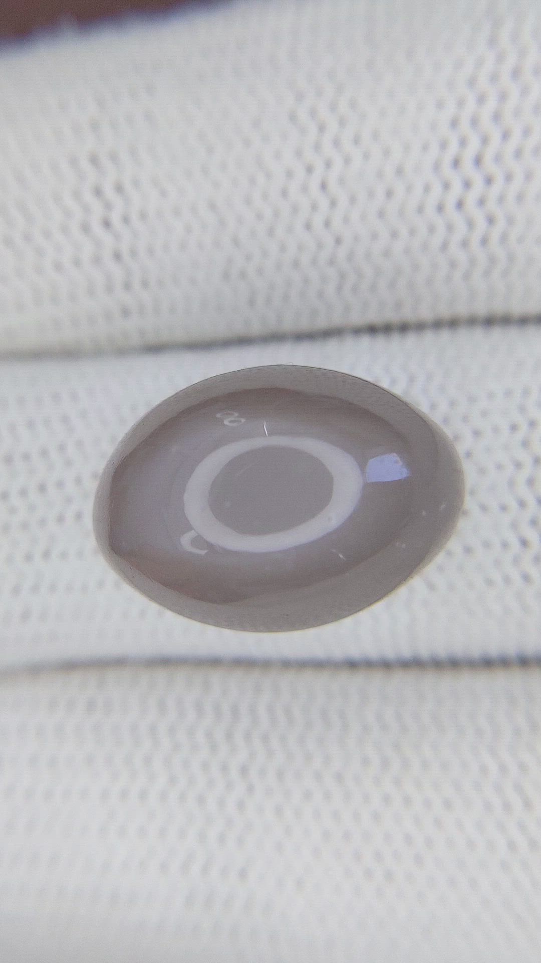 18.57 Ct. Cabochon Moonstone from Ceylon (Sri Lanka) Size Video