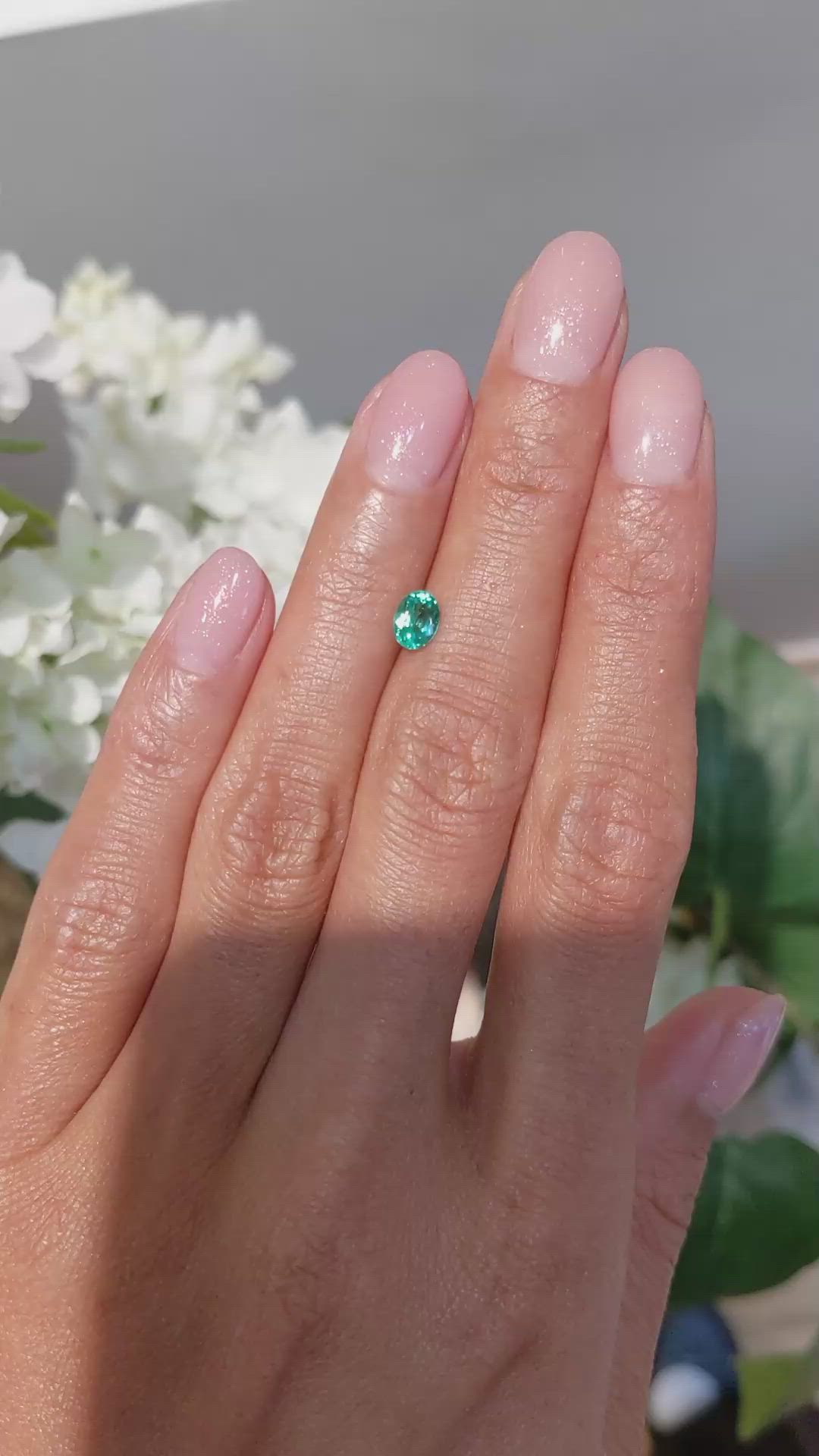 0.49 Ct. Paraiba Tourmaline from Brazil Size Video
