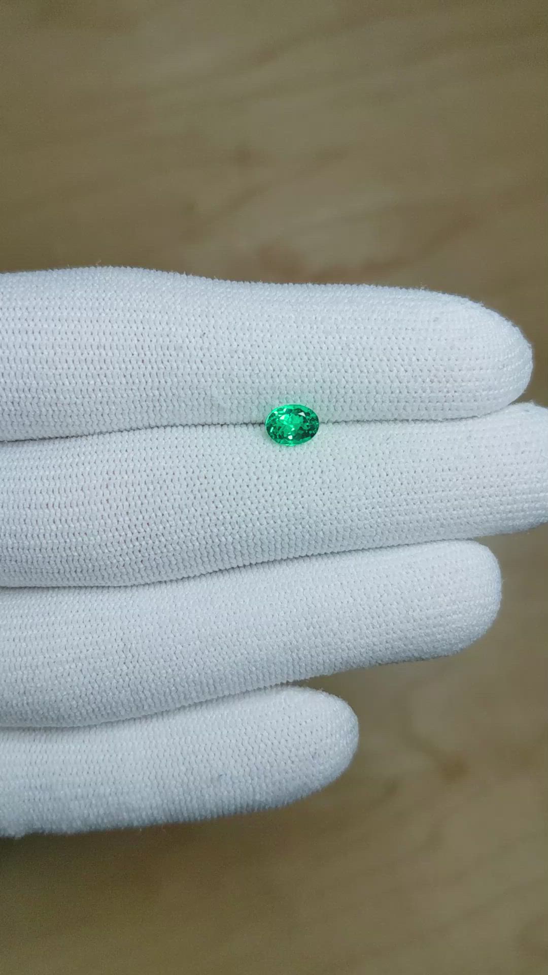 0.49 Ct. Paraiba Tourmaline from Brazil Size Video
