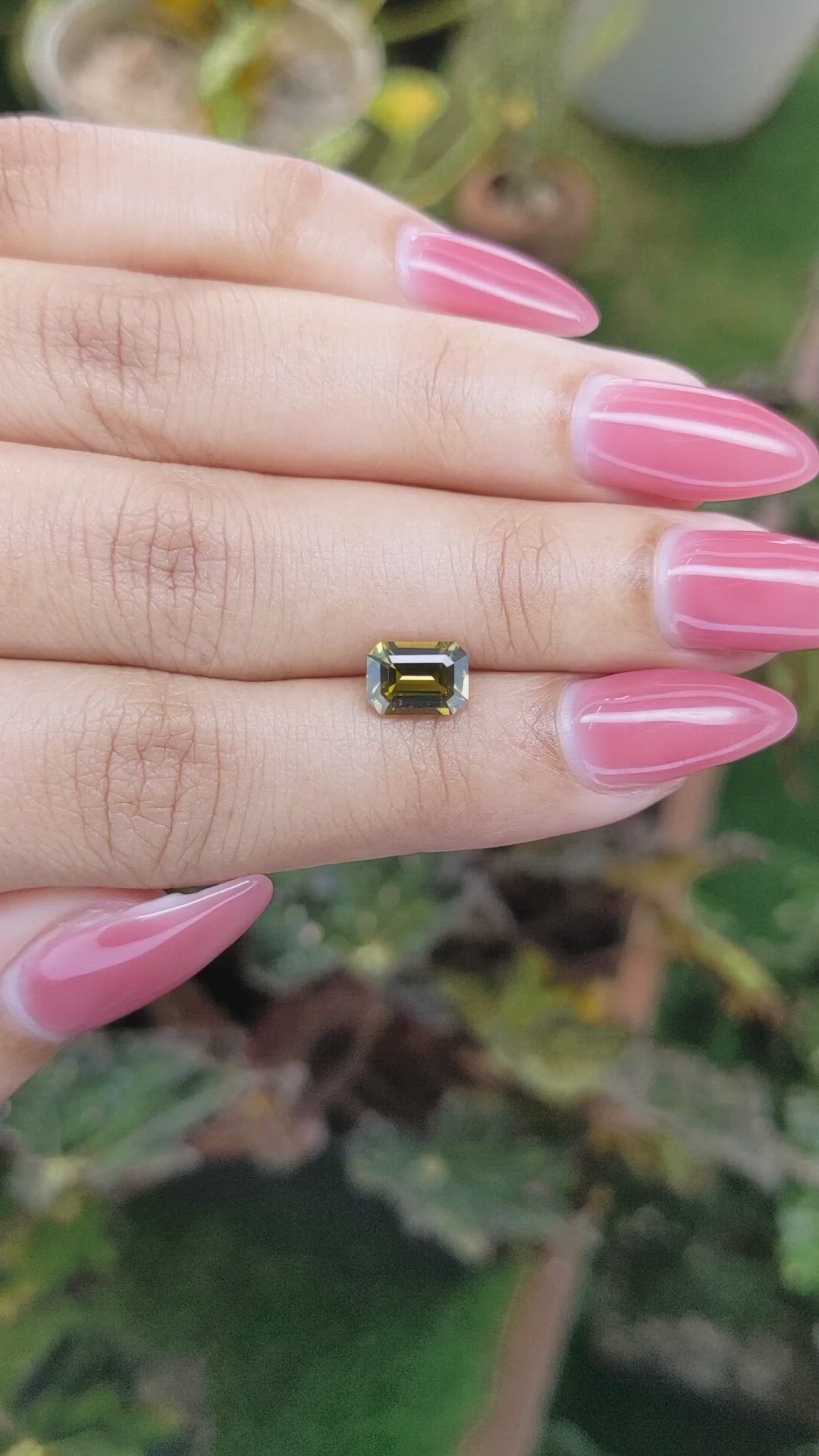 1.58 Ct. Chrysoberyl from Ceylon (Sri Lanka) Size Video