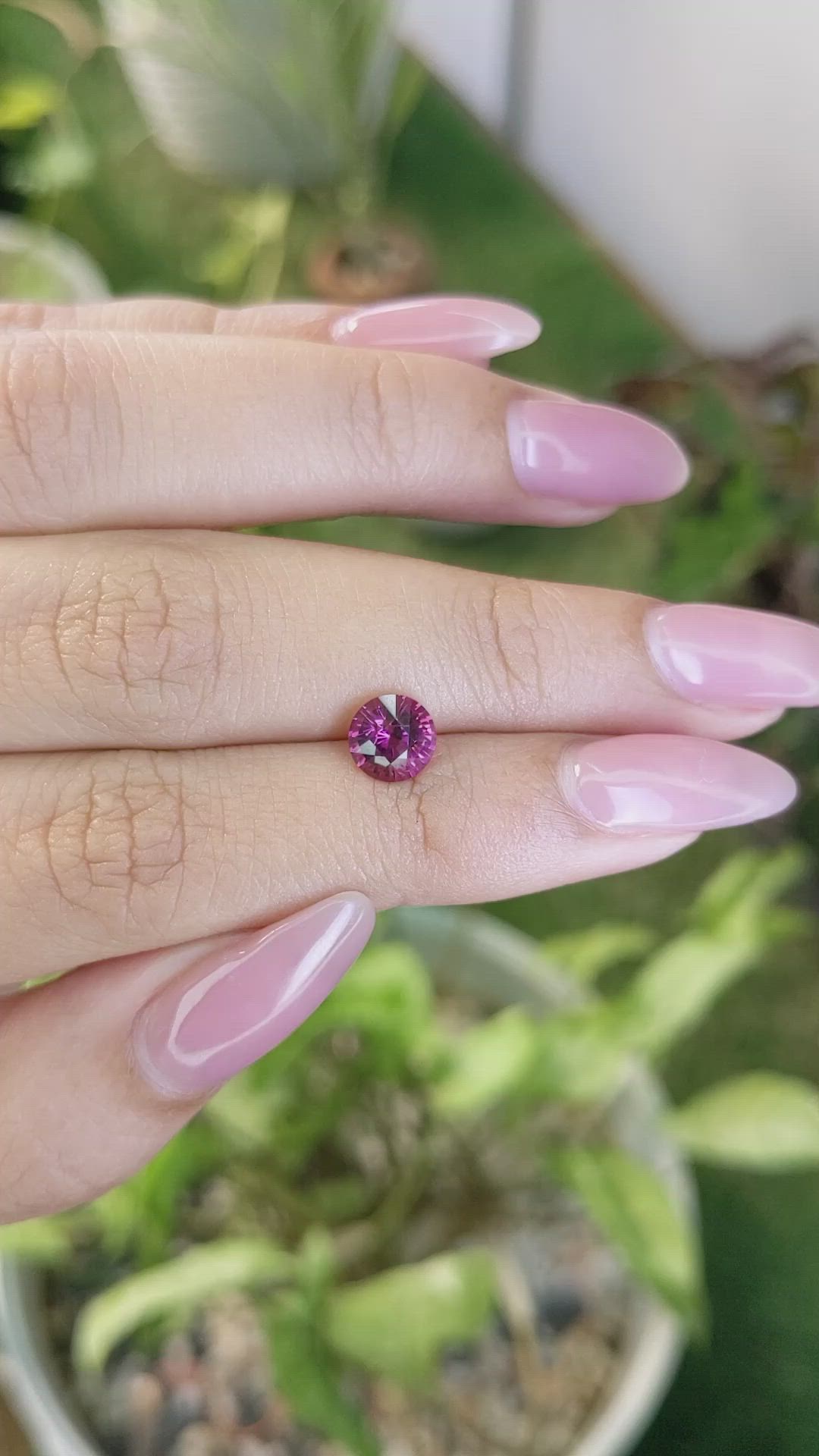 1.49 Ct. Rhodolite Garnet from Madagascar Size Video