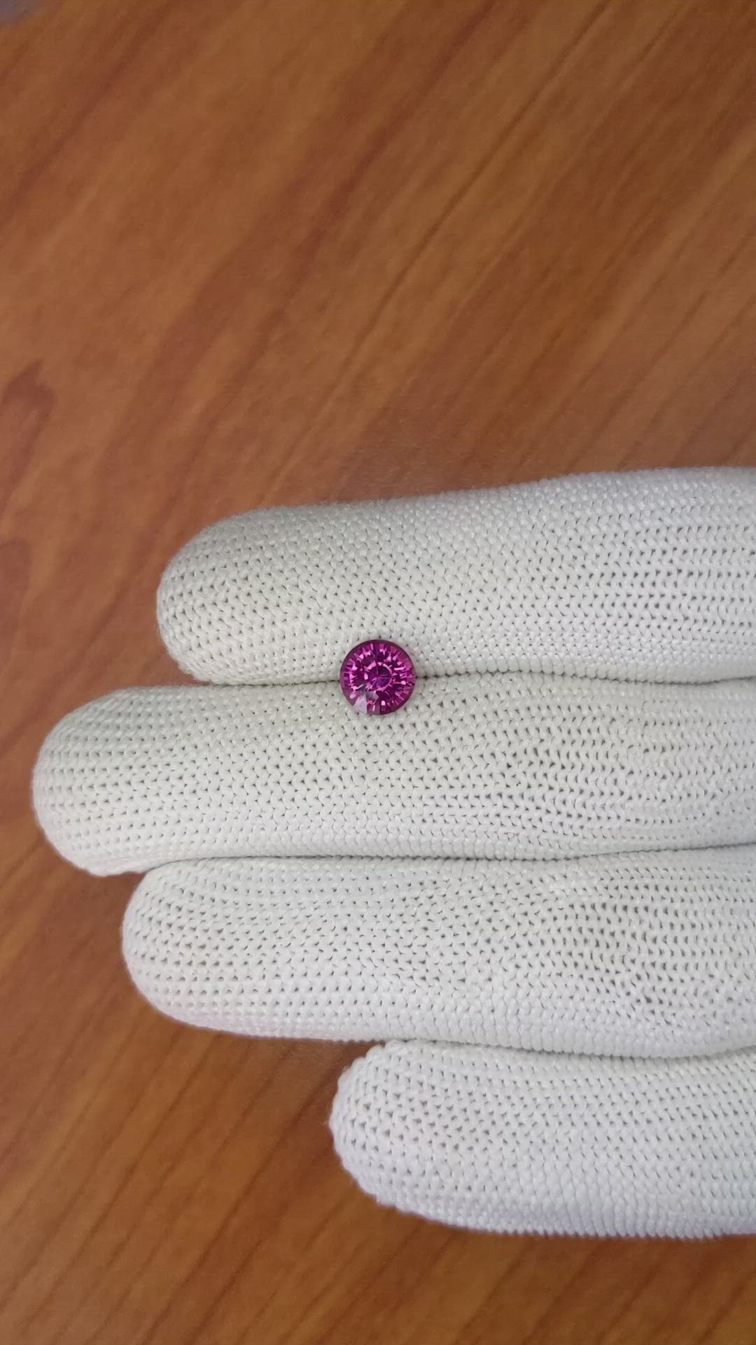 1.49 Ct. Rhodolite Garnet from Madagascar Size Video