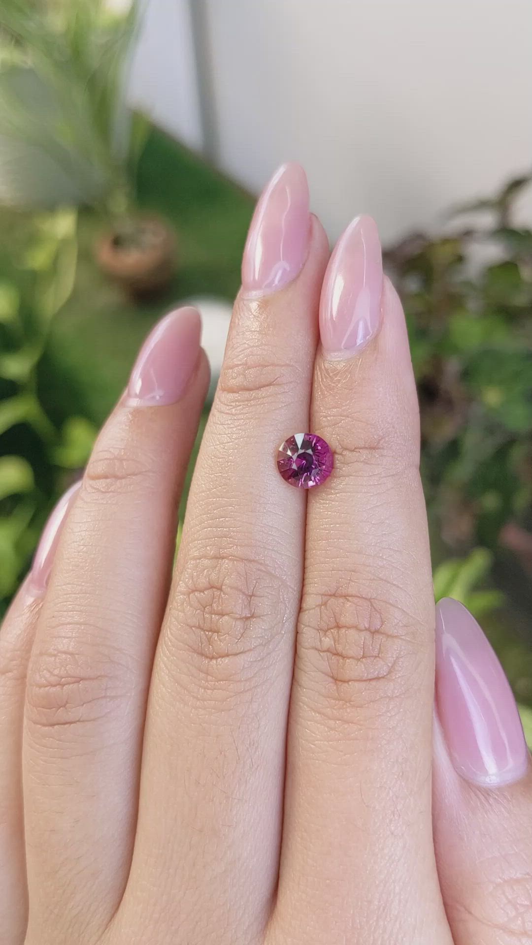 1.49 Ct. Rhodolite Garnet from Madagascar Size Video