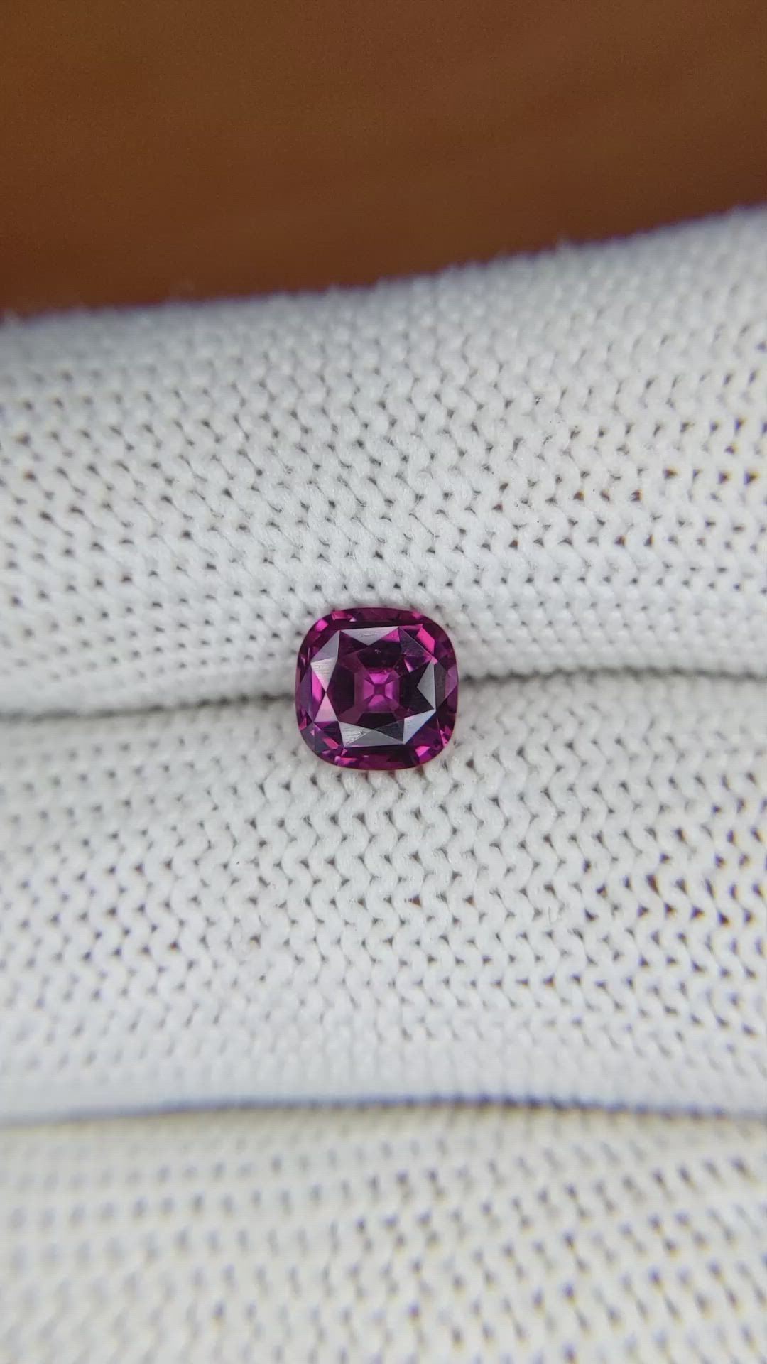 1.33 Ct. Rhodolite Garnet from Madagascar Size Video