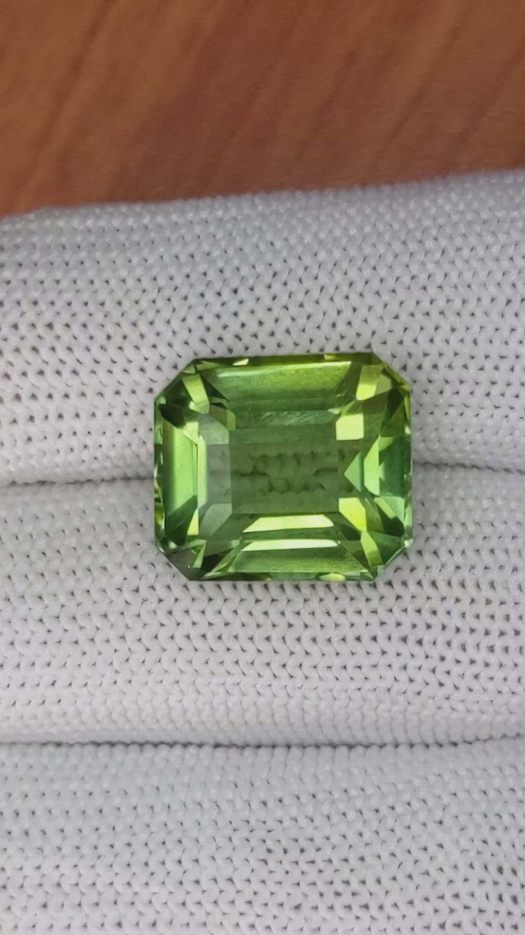 13.94 Ct. Prasiolite from Madagascar Size Video