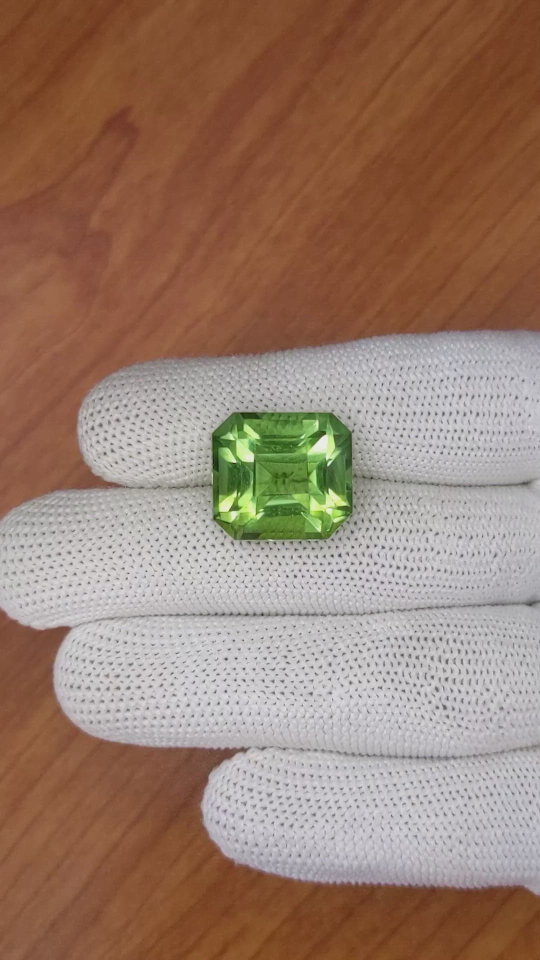 19.02 Ct. Prasiolite from Madagascar Size Video