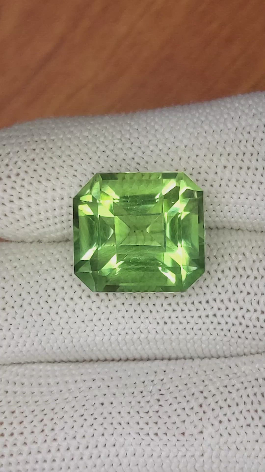 19.02 Ct. Prasiolite from Madagascar Size Video