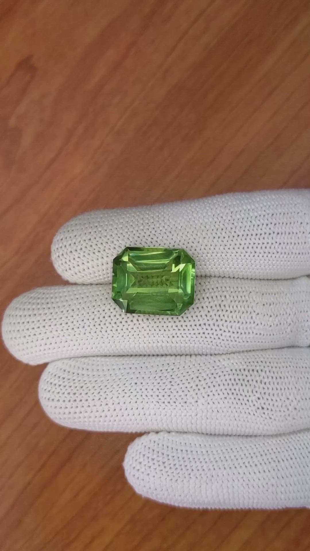 16.10 Ct. Prasiolite from Madagascar Size Video