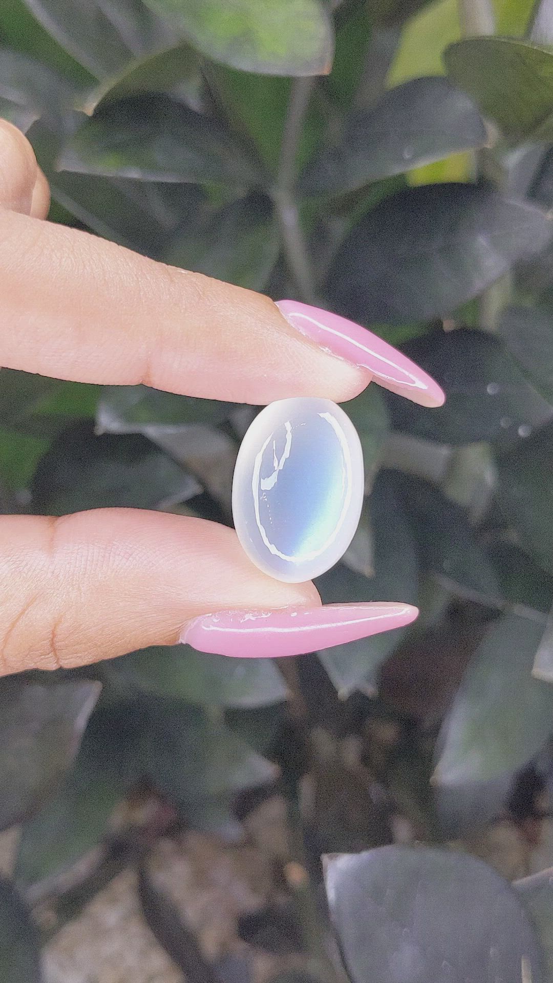 20.23 Ct. Cabochon Moonstone from Ceylon (Sri Lanka) Size Video