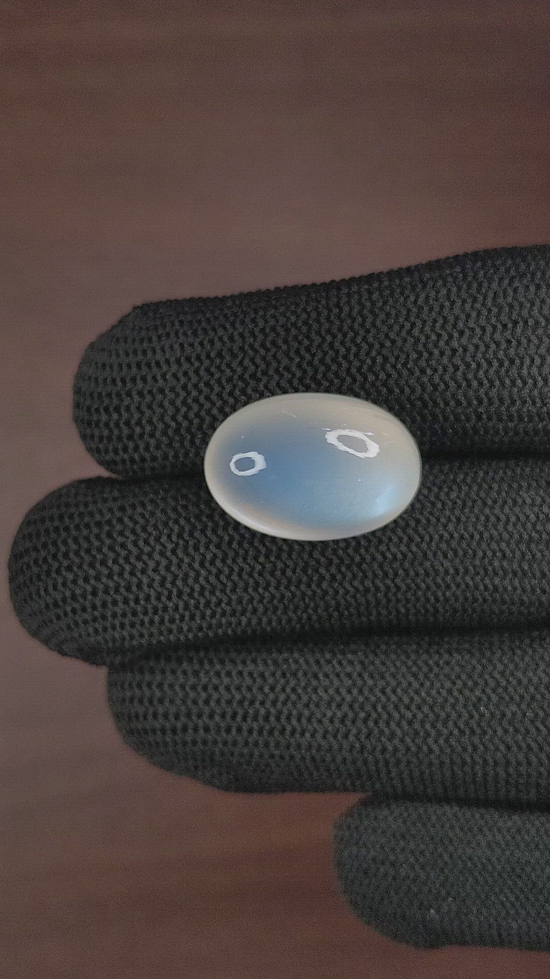 20.23 Ct. Cabochon Moonstone from Ceylon (Sri Lanka) Size Video