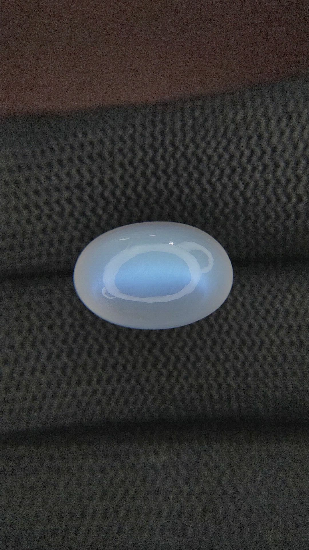 13.61 Ct. Cabochon Moonstone from Ceylon (Sri Lanka) Size Video