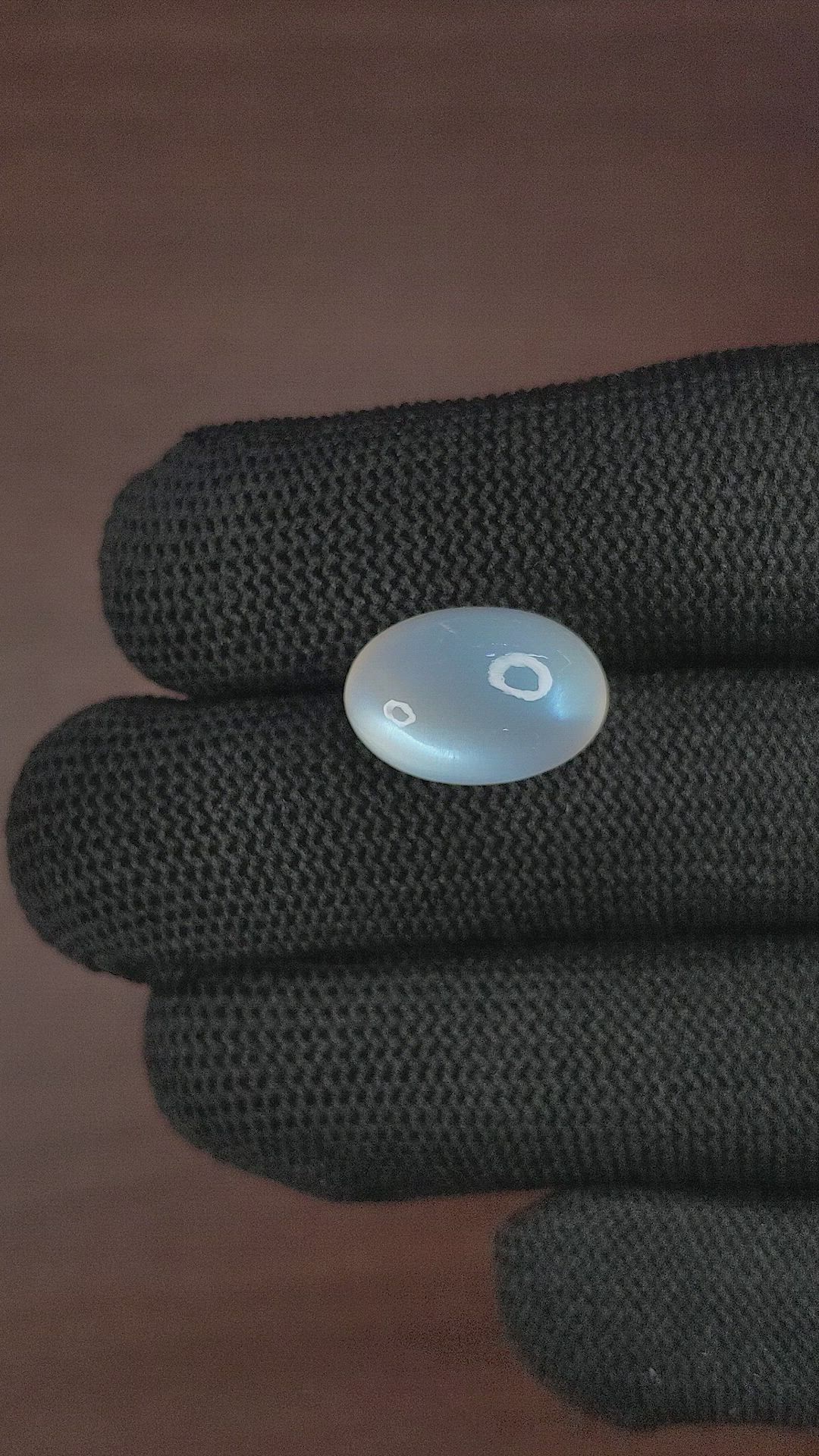 13.61 Ct. Cabochon Moonstone from Ceylon (Sri Lanka) Size Video