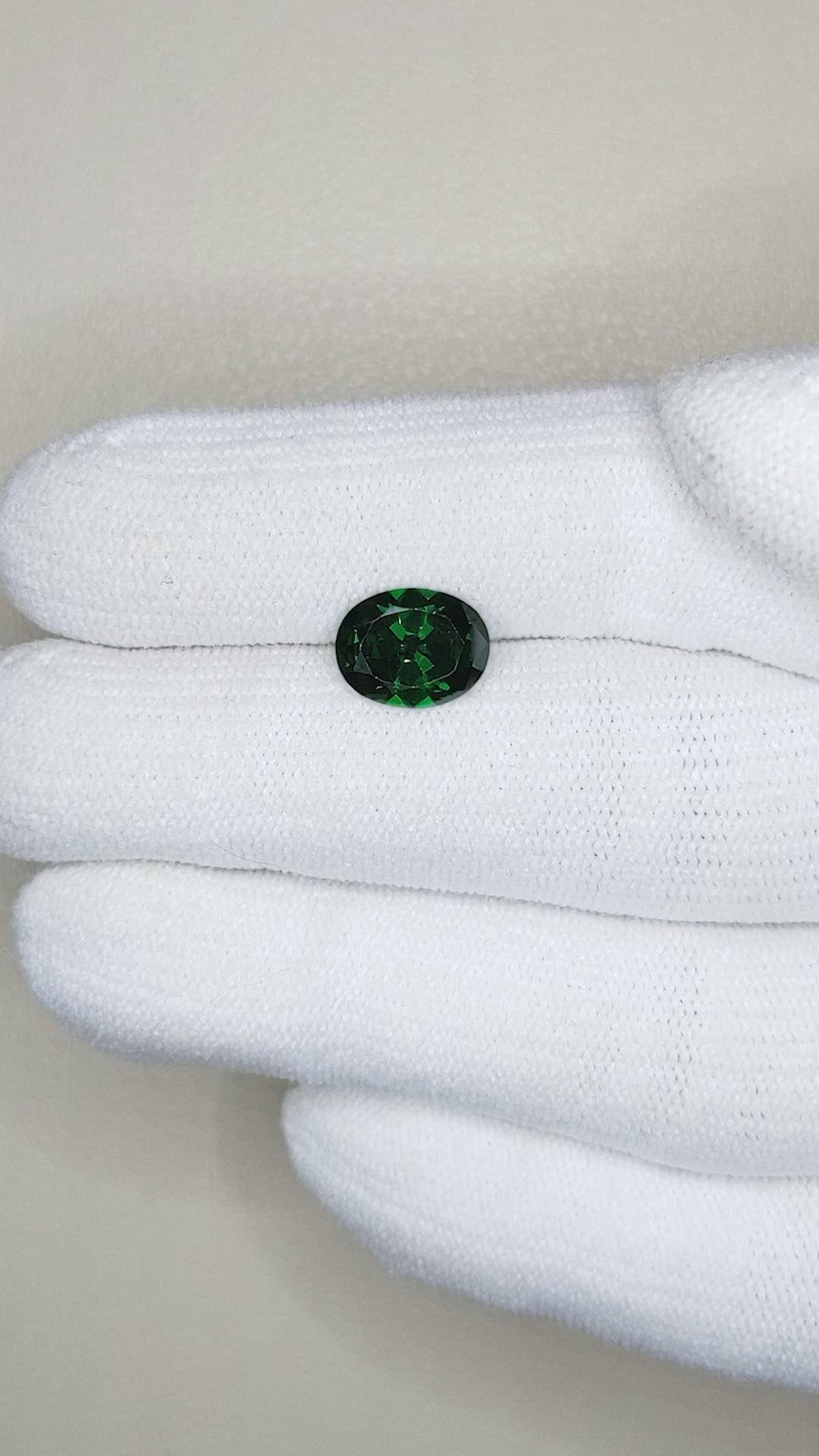 2.92 Ct. Tsavorite Garnet from East Africa Size Video